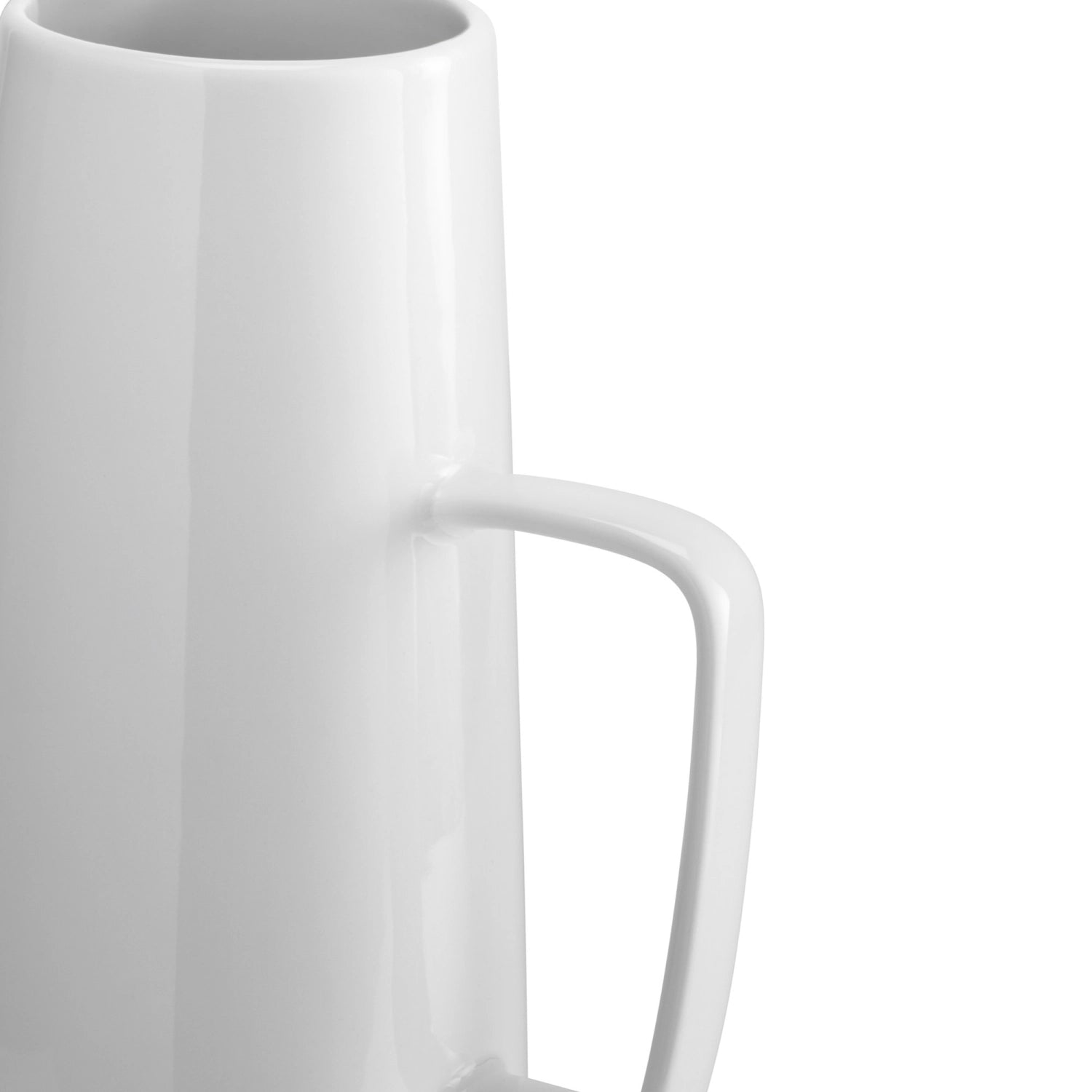Eleganter Wasserkrug von LSA in strahlendem Weiß, 1,4 l, ideal für stilvolle Anlässe und ansprechende Tischgestaltung.
