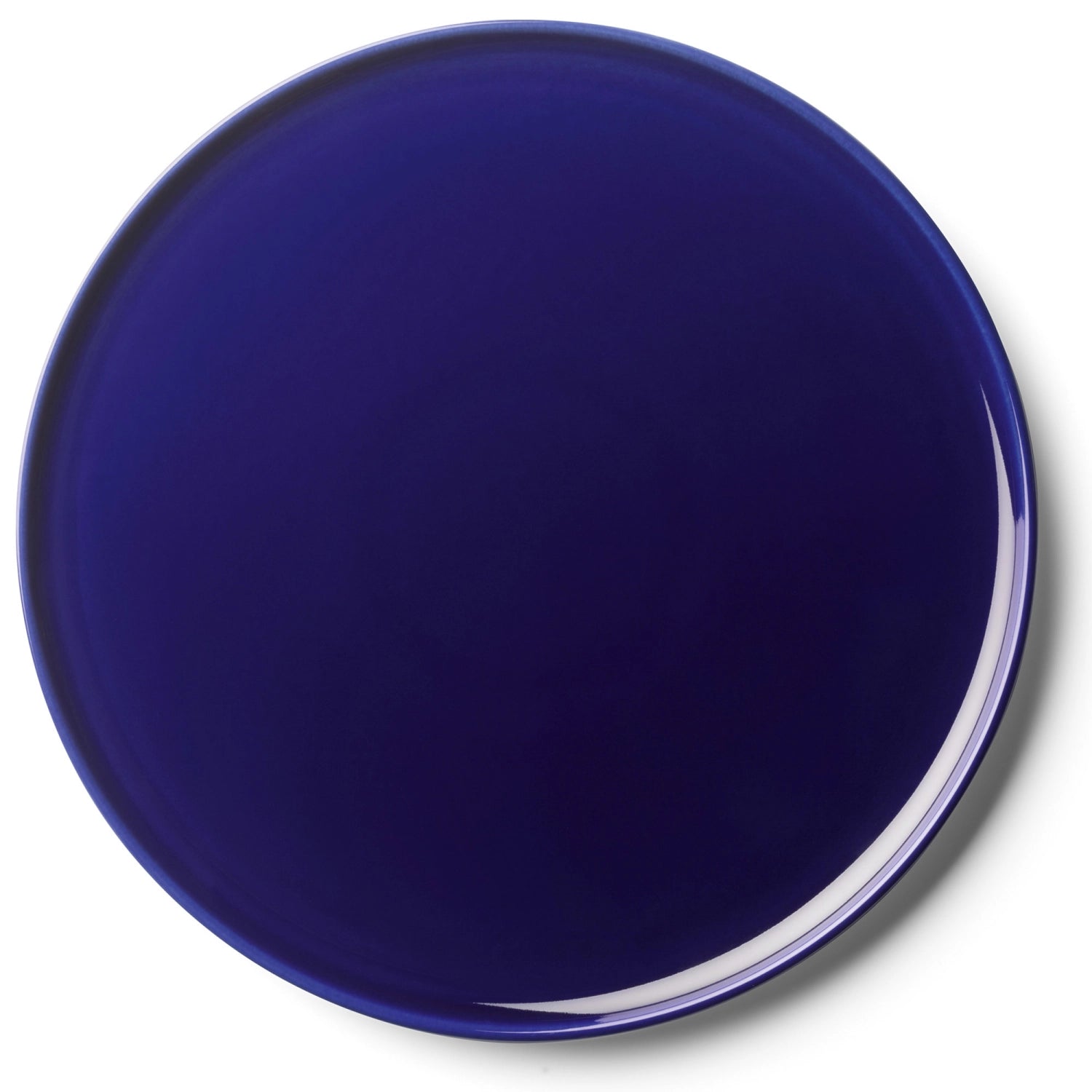 Elegantes 2er Set flacher Teller in strahlendem Cobalt, 26 cm Durchmesser, perfekt für stilvolle Tischdekoration und besondere Anlässe.