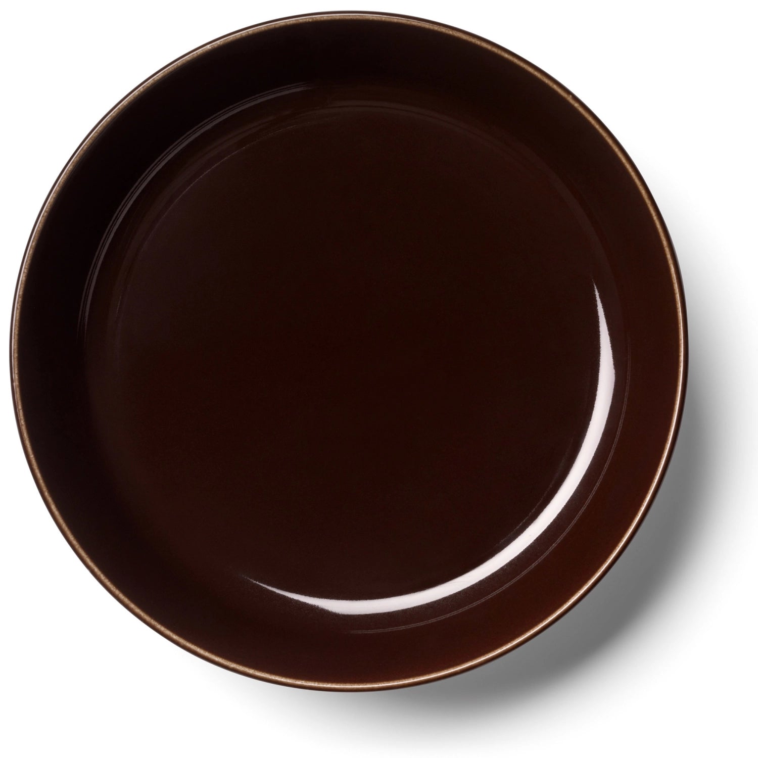 Set de 2 assiettes collectives profondes D20cm moka