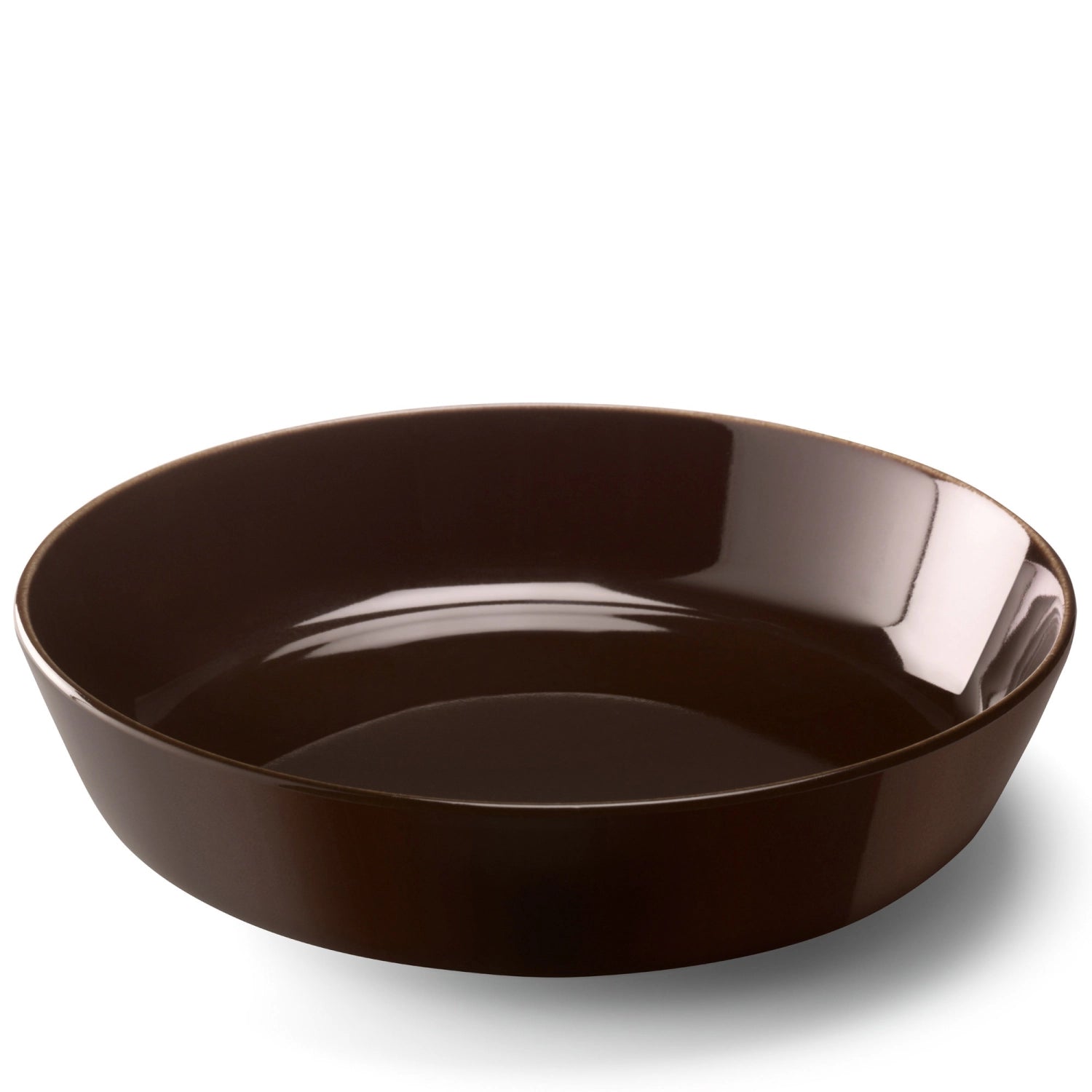 Set de 2 assiettes collectives profondes D20cm moka