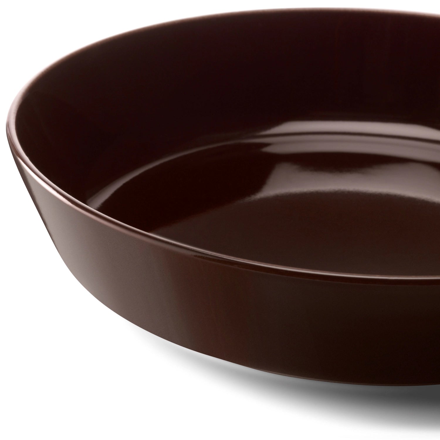 Set de 2 assiettes collectives profondes D20cm moka