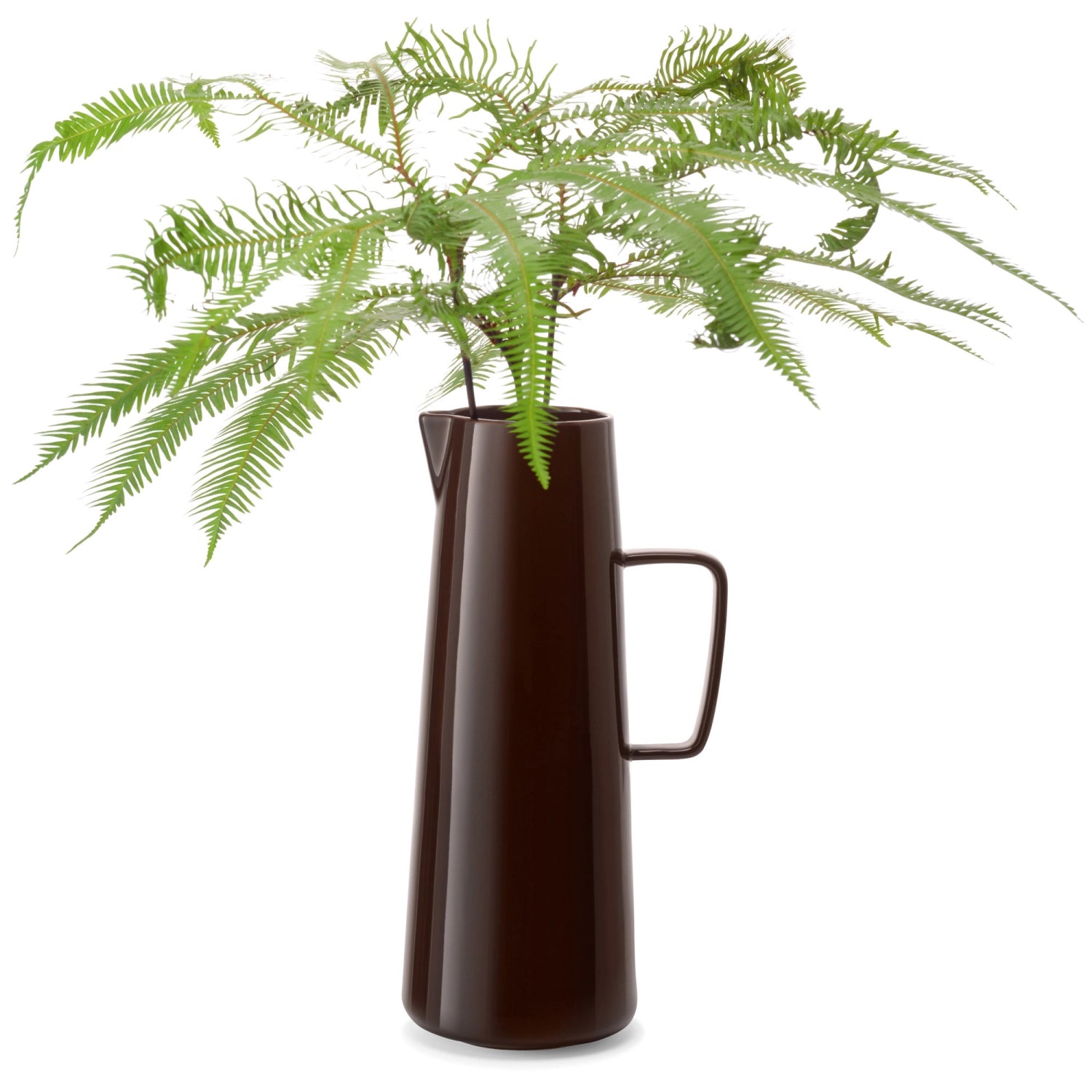 Eleganter Wasserkrug in Mocha-Farbe, 1,4 l, aus hochwertigem Glas, ideal für festliche Tischdekoration und erfrischende Getränke.
