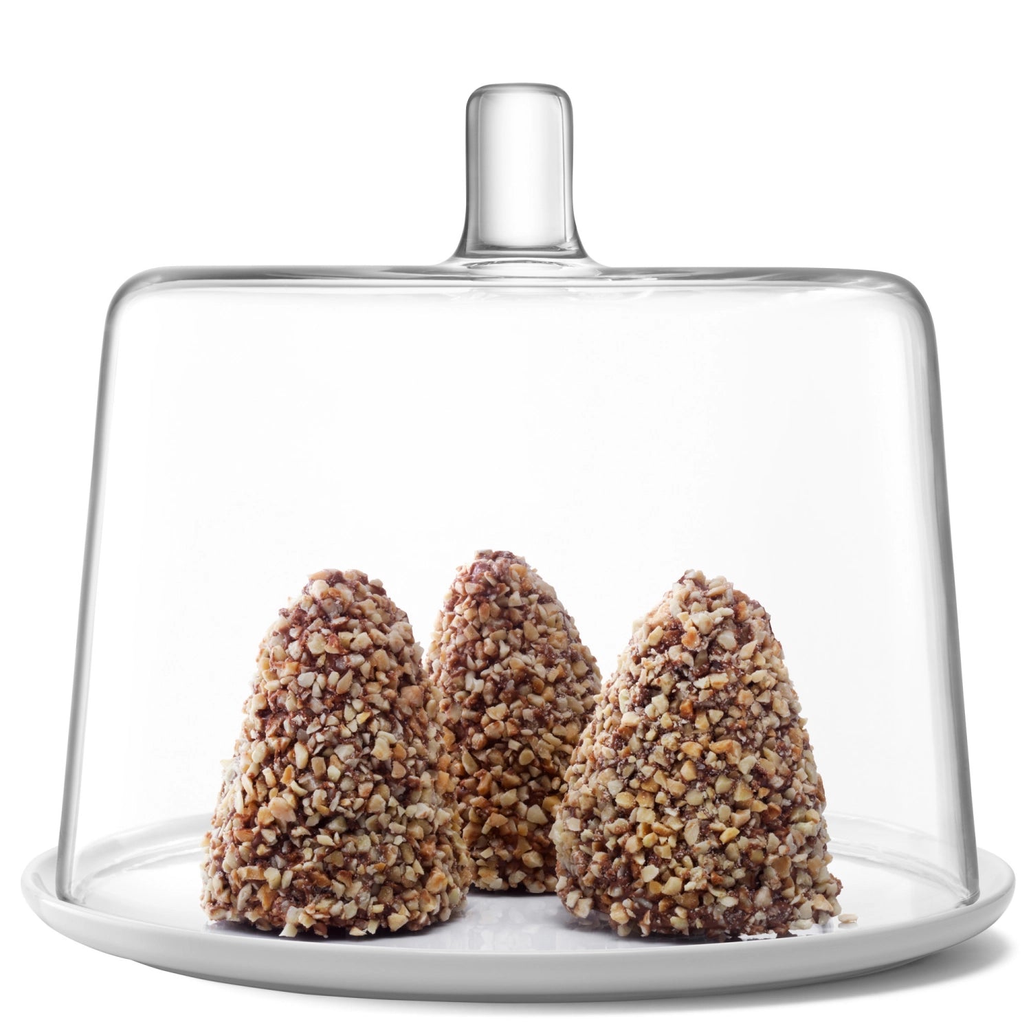 Collective bell D24cm H21cm transparent glass