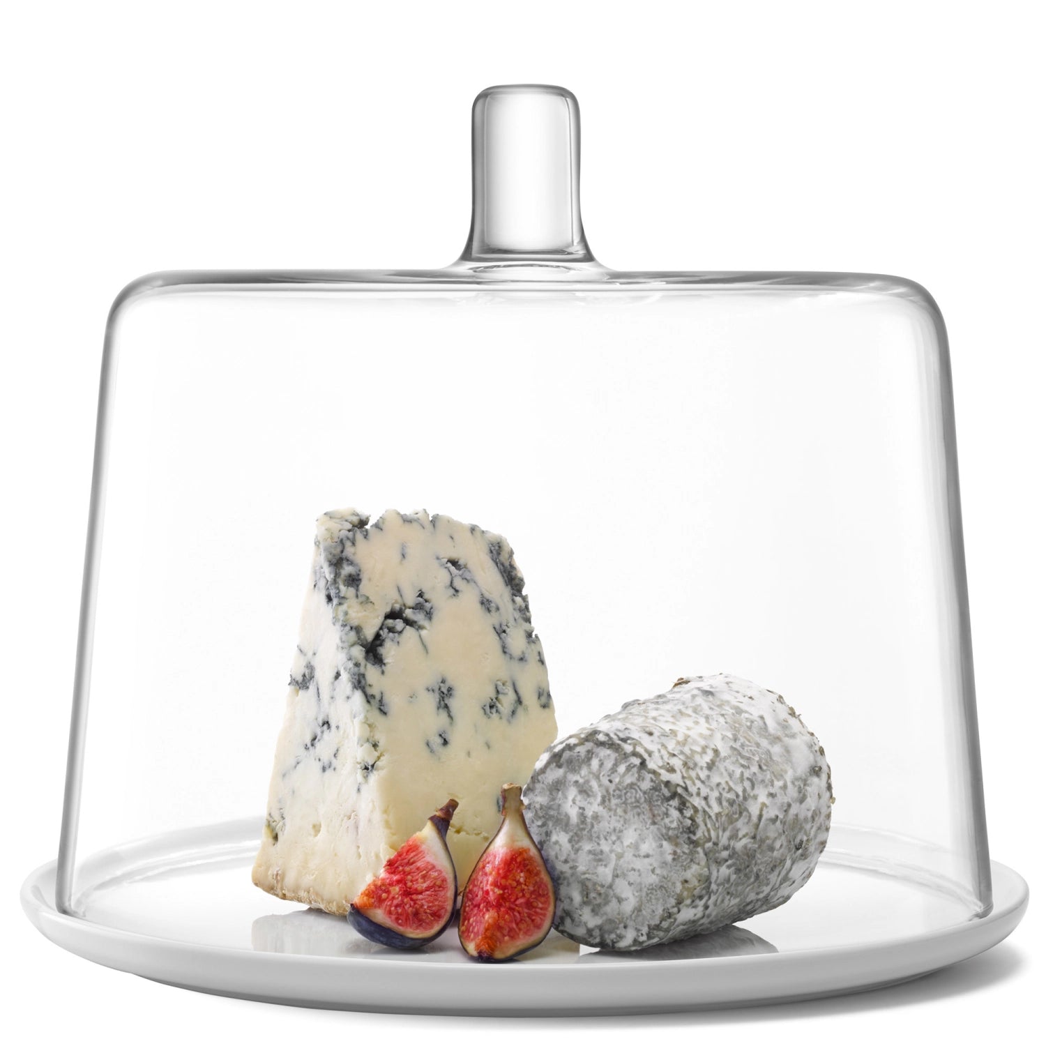 Collective bell D24cm H21cm transparent glass