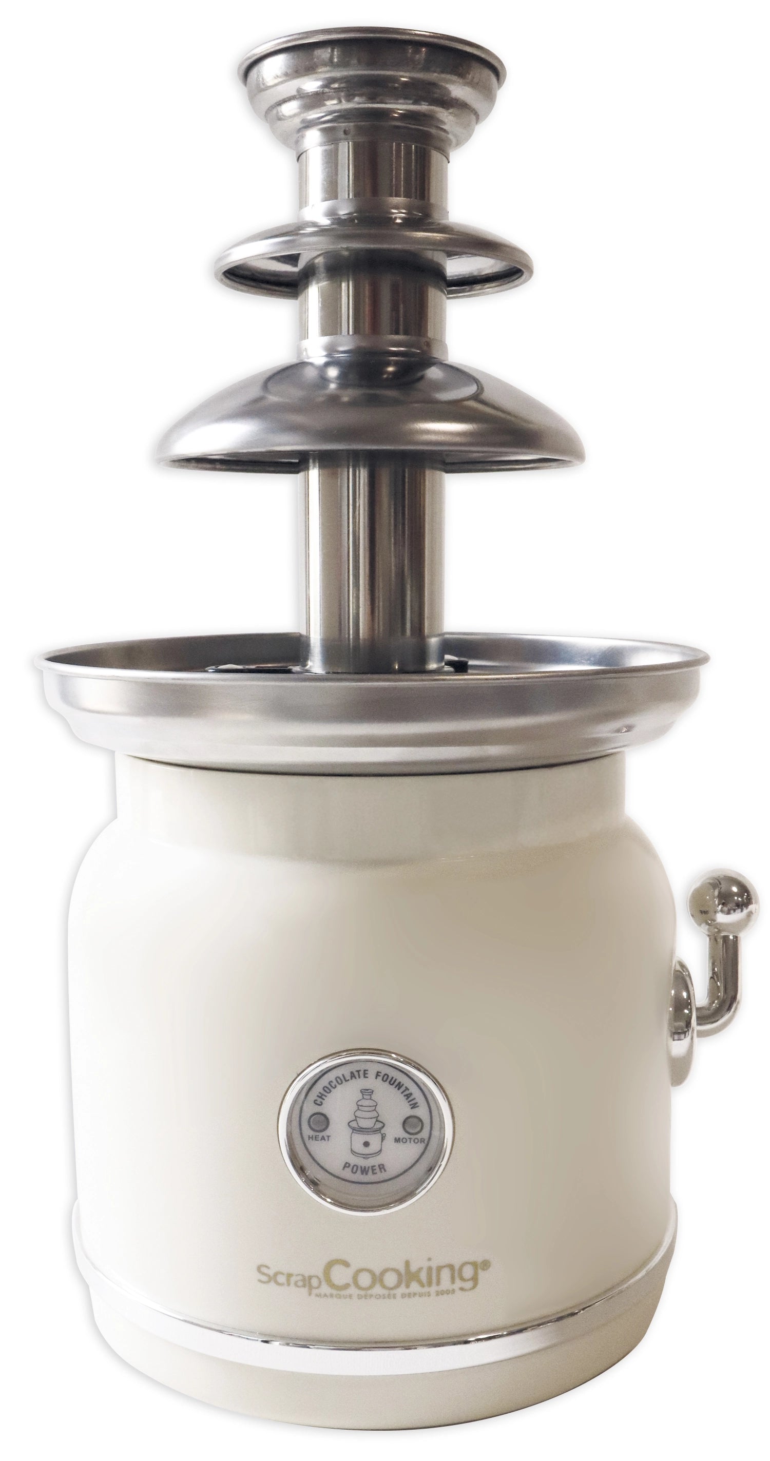 Schokoladenbrunnen Factory in Weiss präsentiert im Onlineshop von KAQTU Design AG. Küchengerät ist von Scrap Cooking