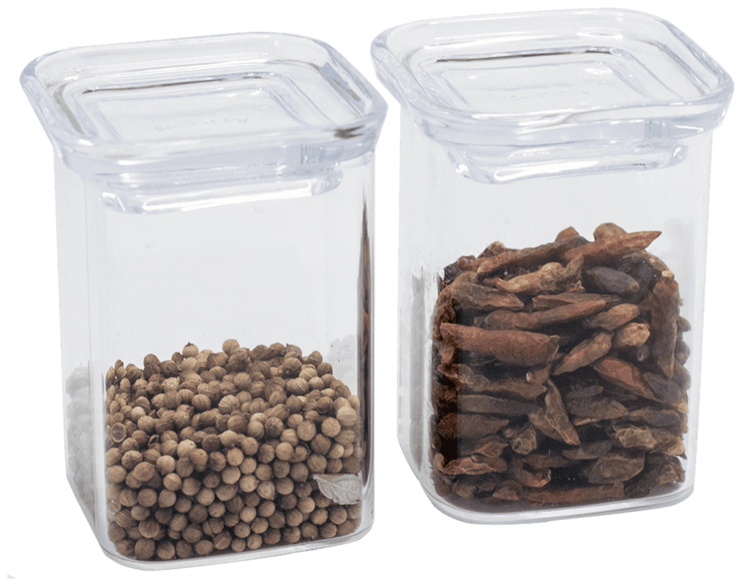 2er Set Vorratsglas mit Glasdeckel 0.24l D6cm H9cm