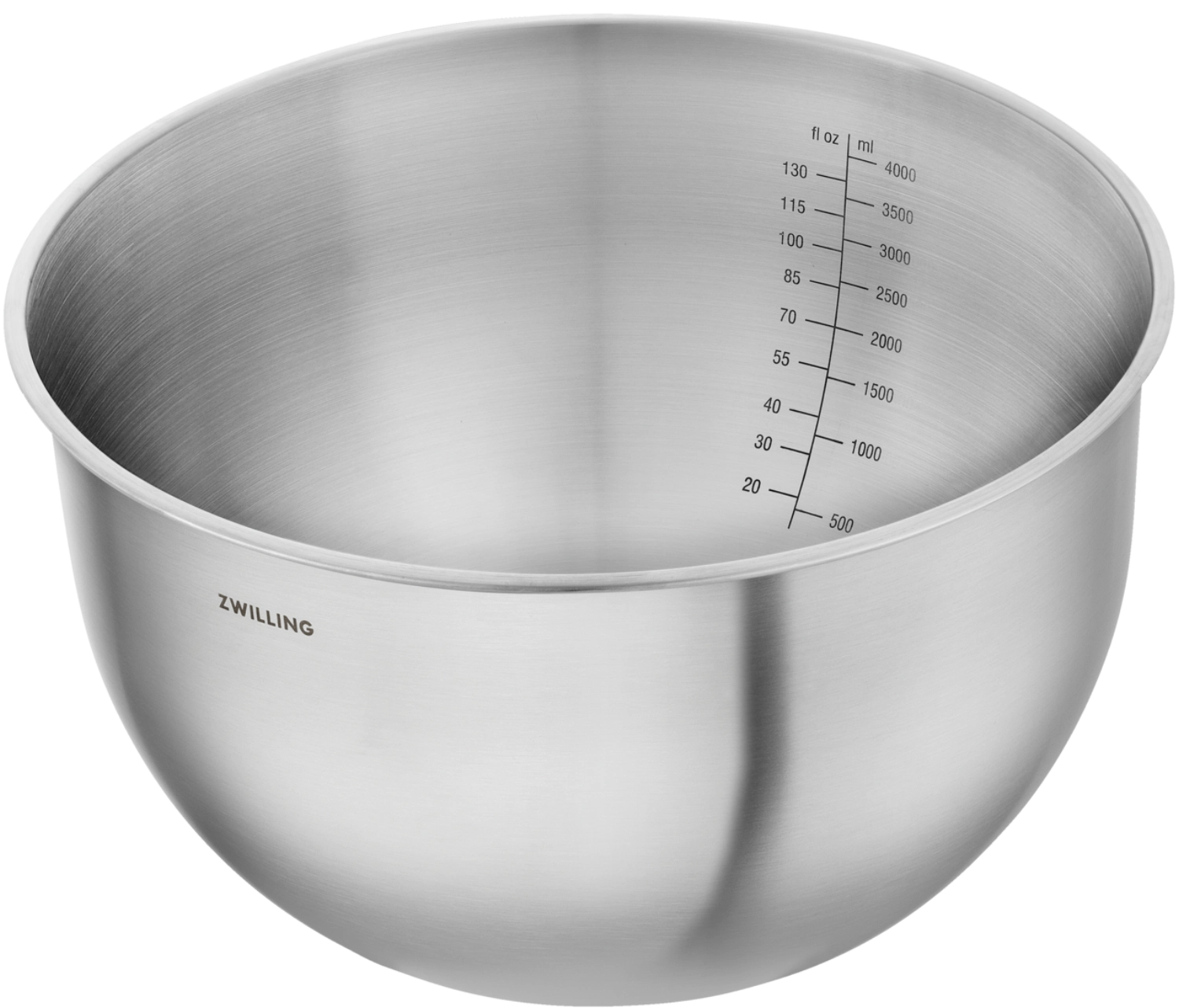 Elegante Vakuumschüssel aus Edelstahl von Zwilling, perfekt für die sichere und frische Lagerung von Lebensmitteln.