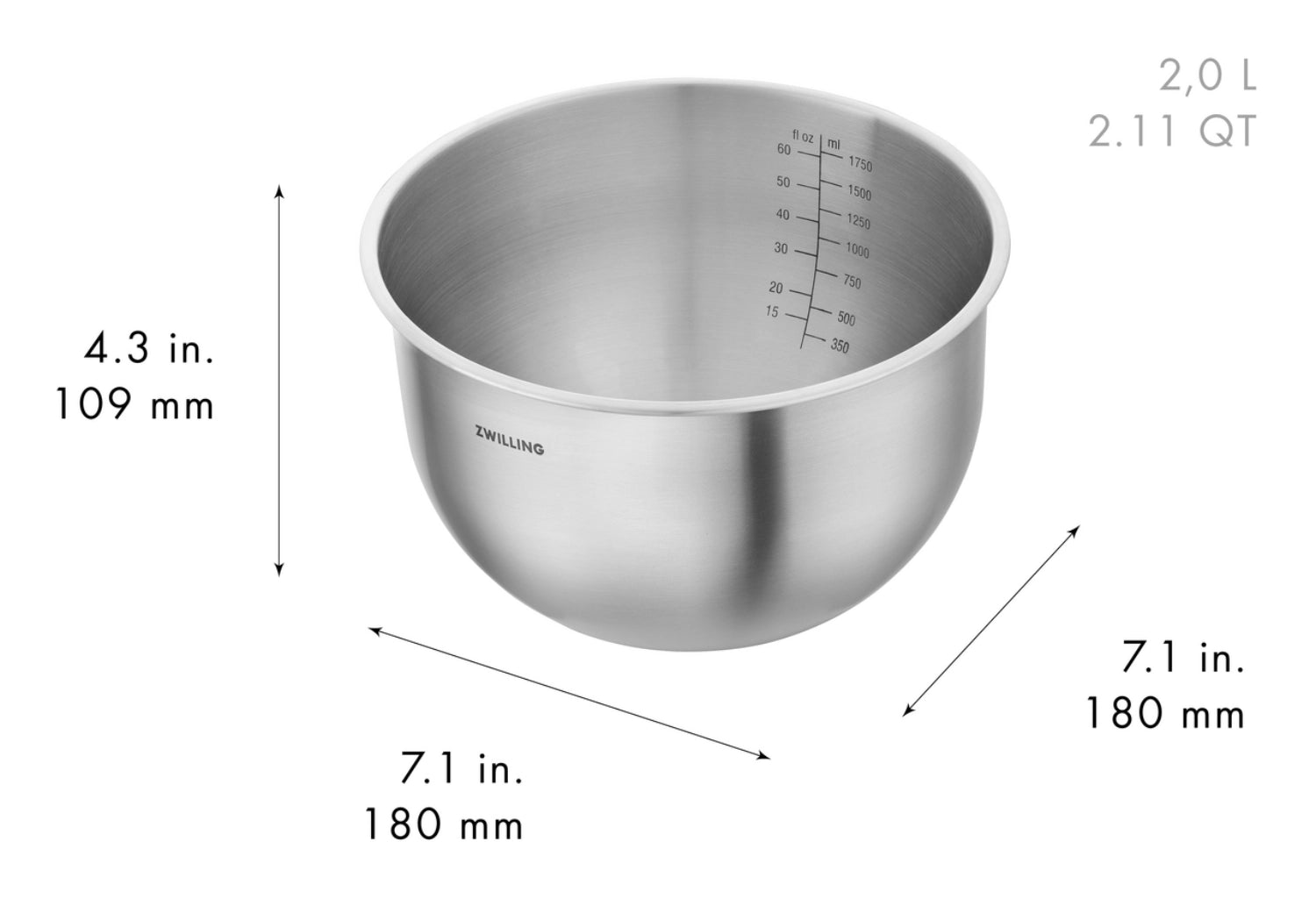 3 pieces Fresh & Save Bowls bowl set stainless steel