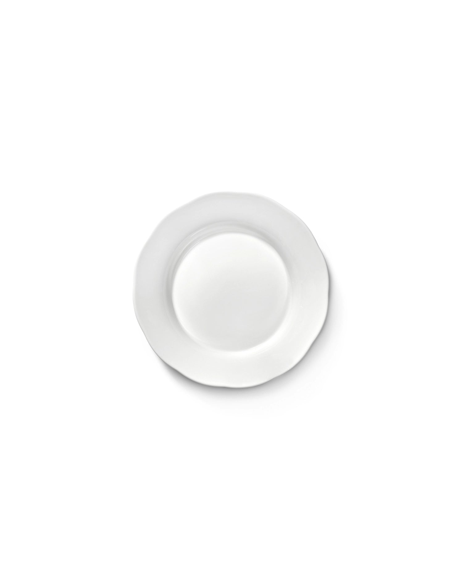 Schöner, tiefen Silhouette Teller aus feinem weißen Porzellan, perfekt für ansprechende Servierungen und festliche Anlässe.