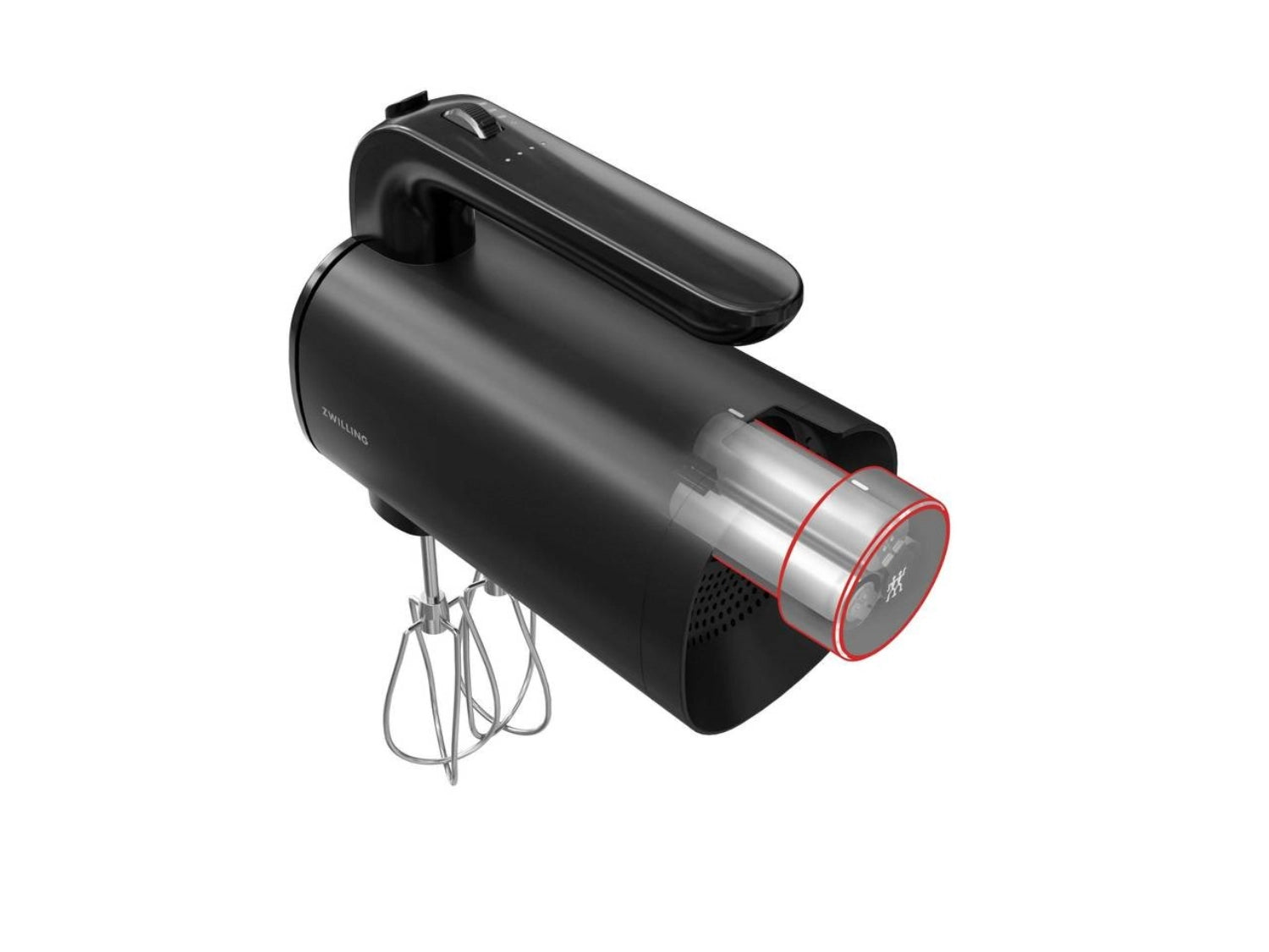 Xtend Akku Handmixer Starter Set von Zwilling, leistungsstark und kabellos, ideal für die Zubereitung von Speisen in der Küche.
