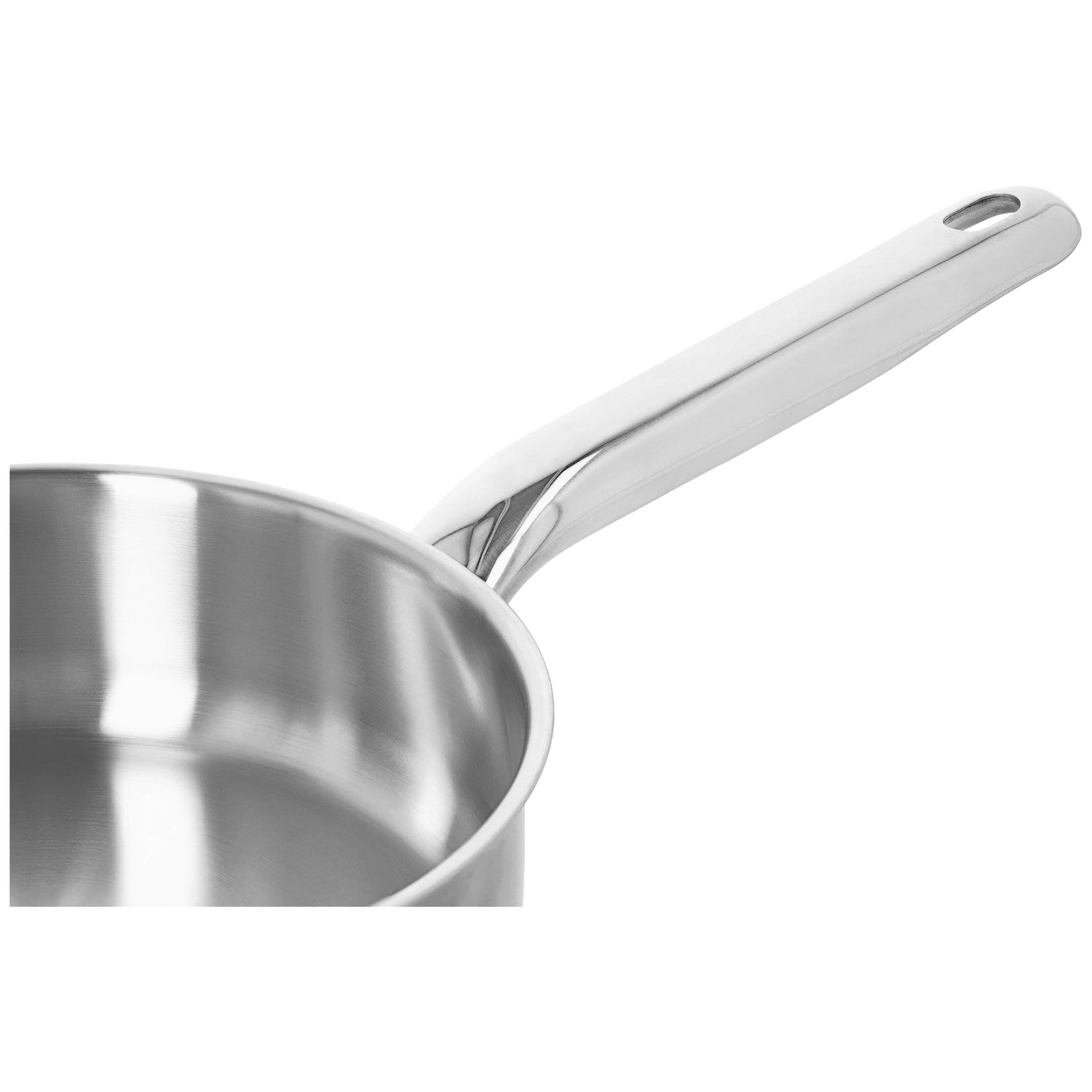 Hochwertige Demeyere Gourmetpfanne mit Glasdeckel, perfekt für kreative Kochmethoden und stilvolles Servieren von Gerichten.