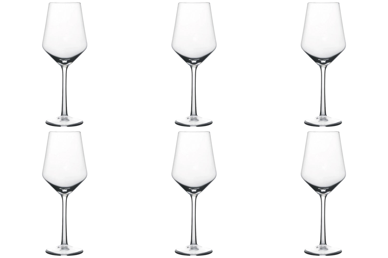 Stilvolles 6er Set Harmony Weinkelche von swizzglas, 35 cl, 21 cm hoch, perfekt für Weinliebhaber und festliche Anlässe.