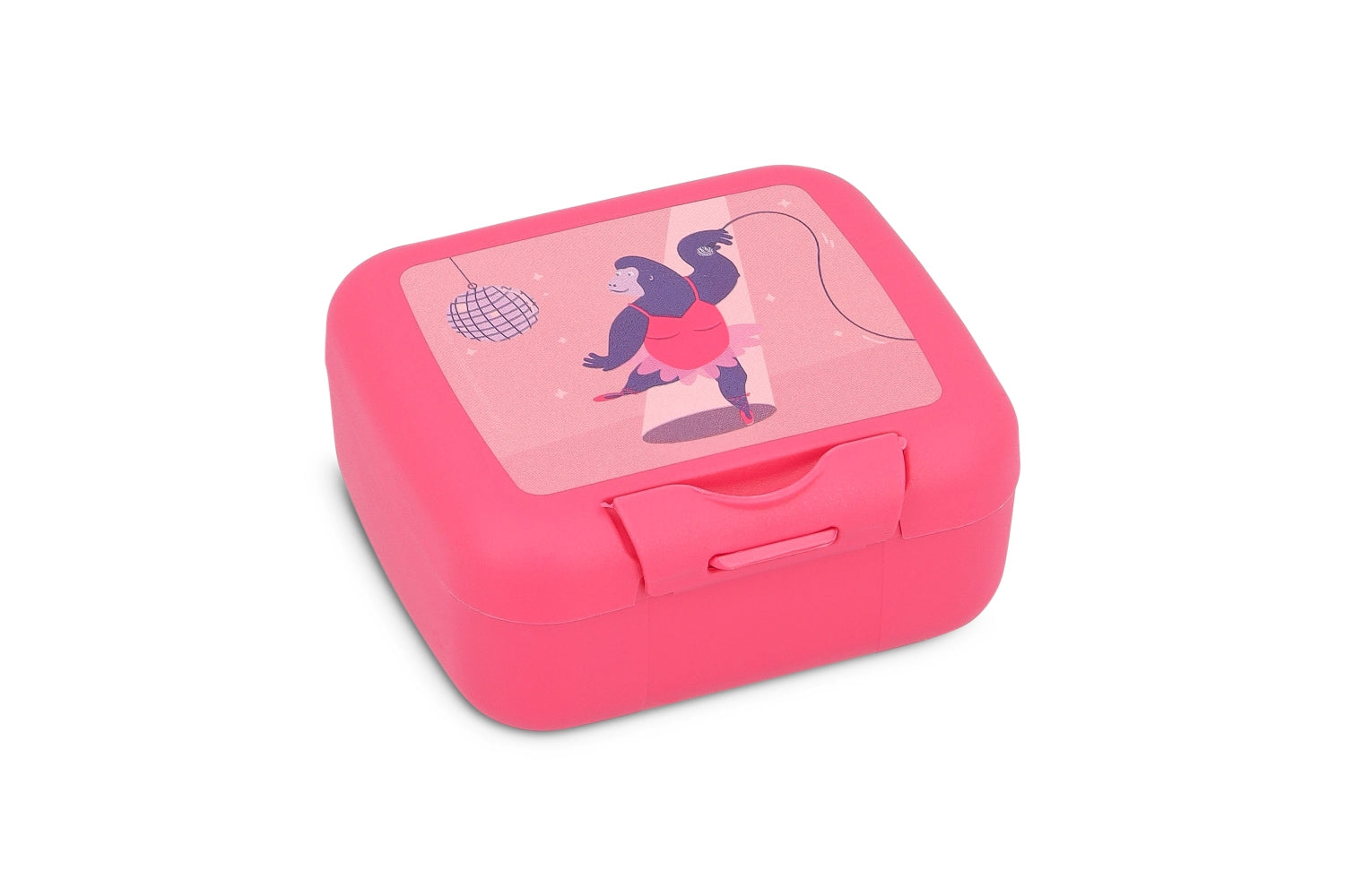 Silly Beasties Snackbox Gorilla pink