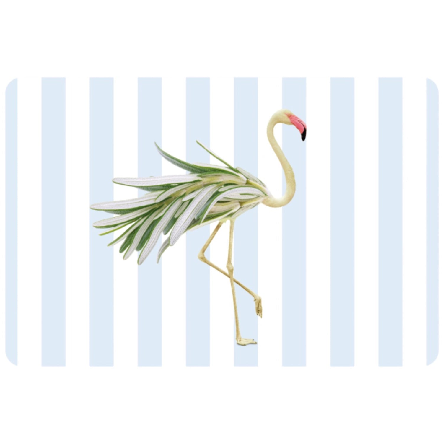 Tischset beidseitig bedruckt Flamingo PVC in Mehrfarbig präsentiert im Onlineshop von KAQTU Design AG. Tischset ist von Easy Life