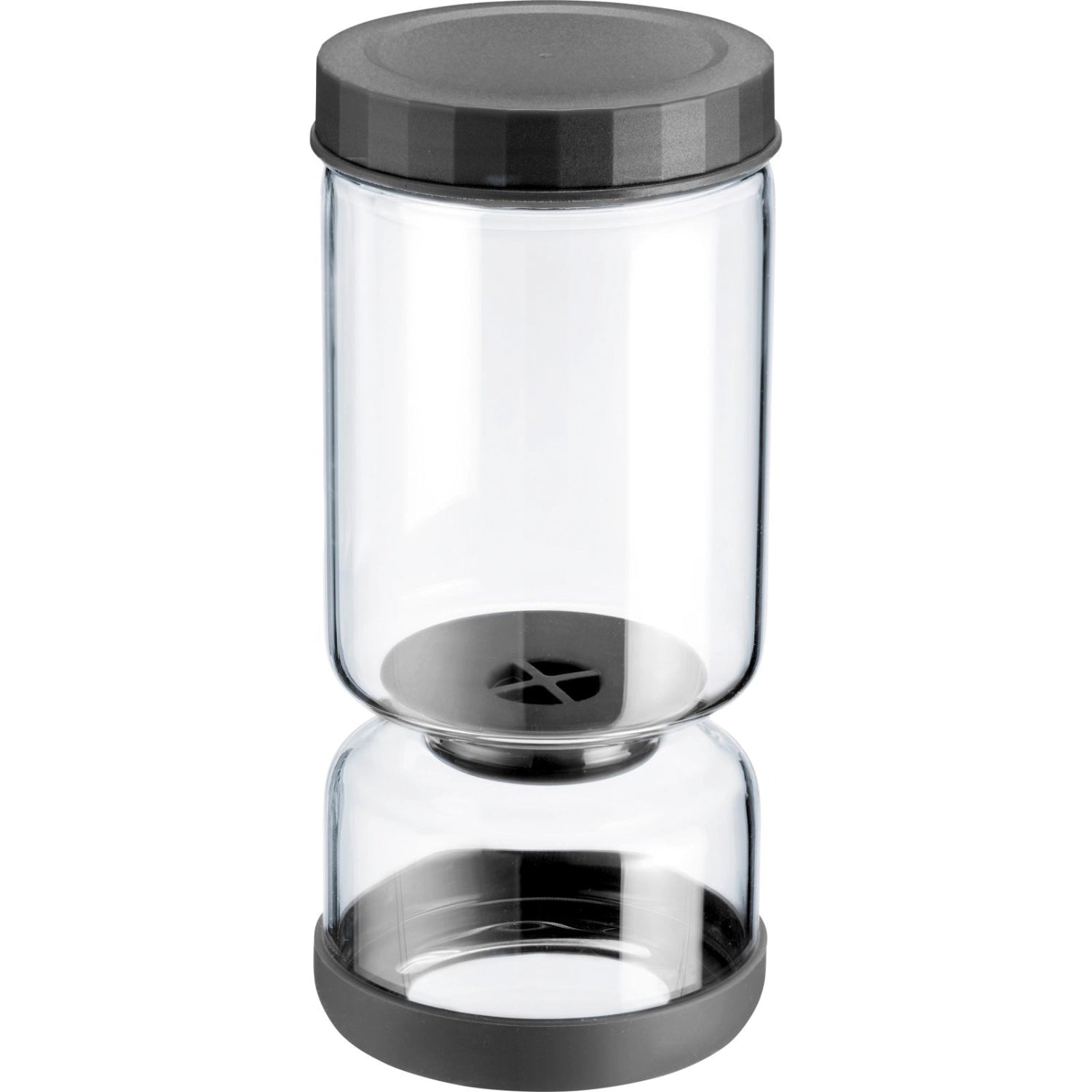 Praktisches Abtropfglas mit 1300 ml Fassungsvermögen von Westmark, ideal für das Abtropfen von Lebensmitteln und Einmachvorgängen.