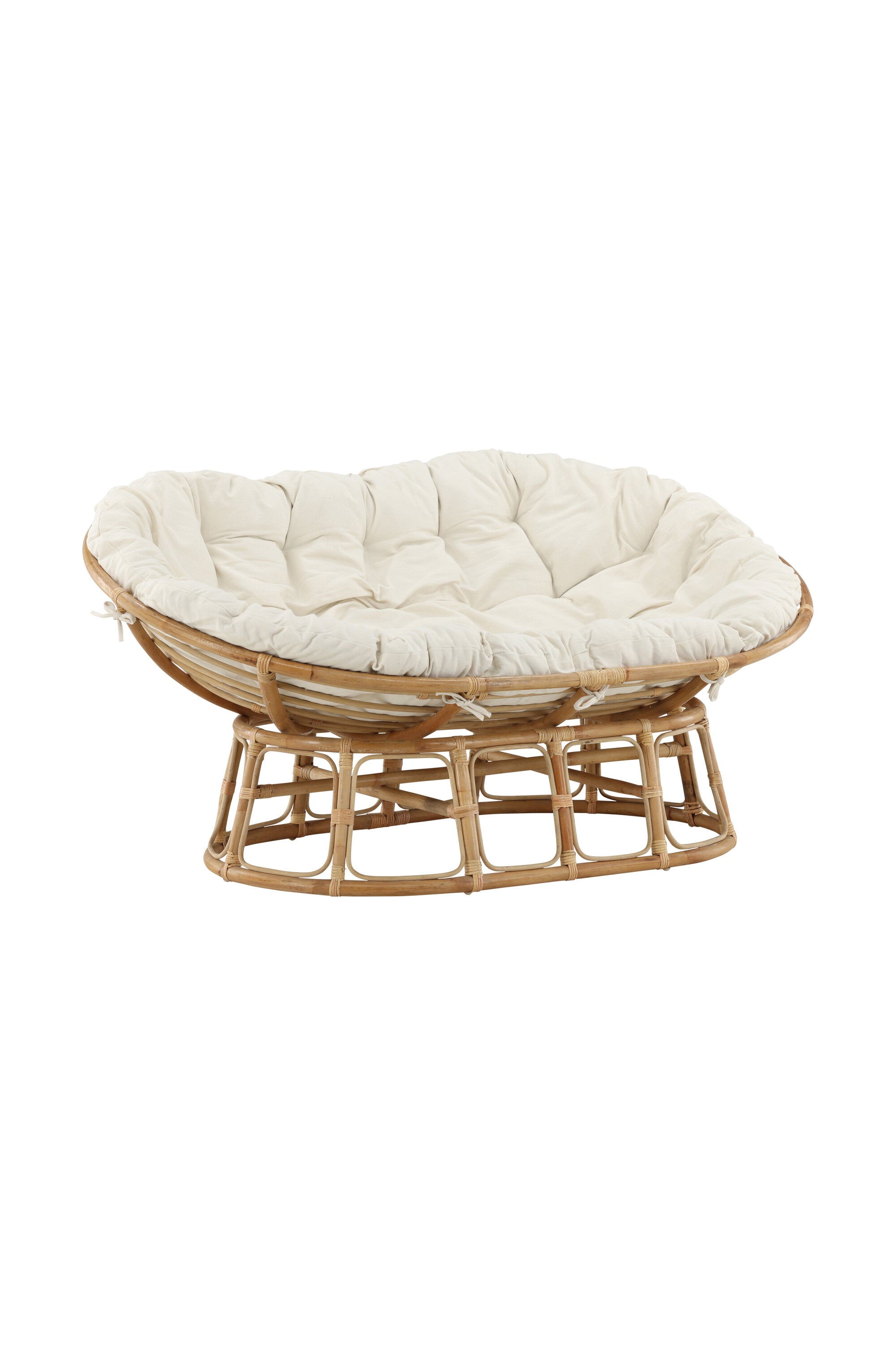 Die Mamasan Sonnenlounge von Venture Home: Elegantes Rattan-Design, komfortables Kissen, ideal für Garten und Terrasse.