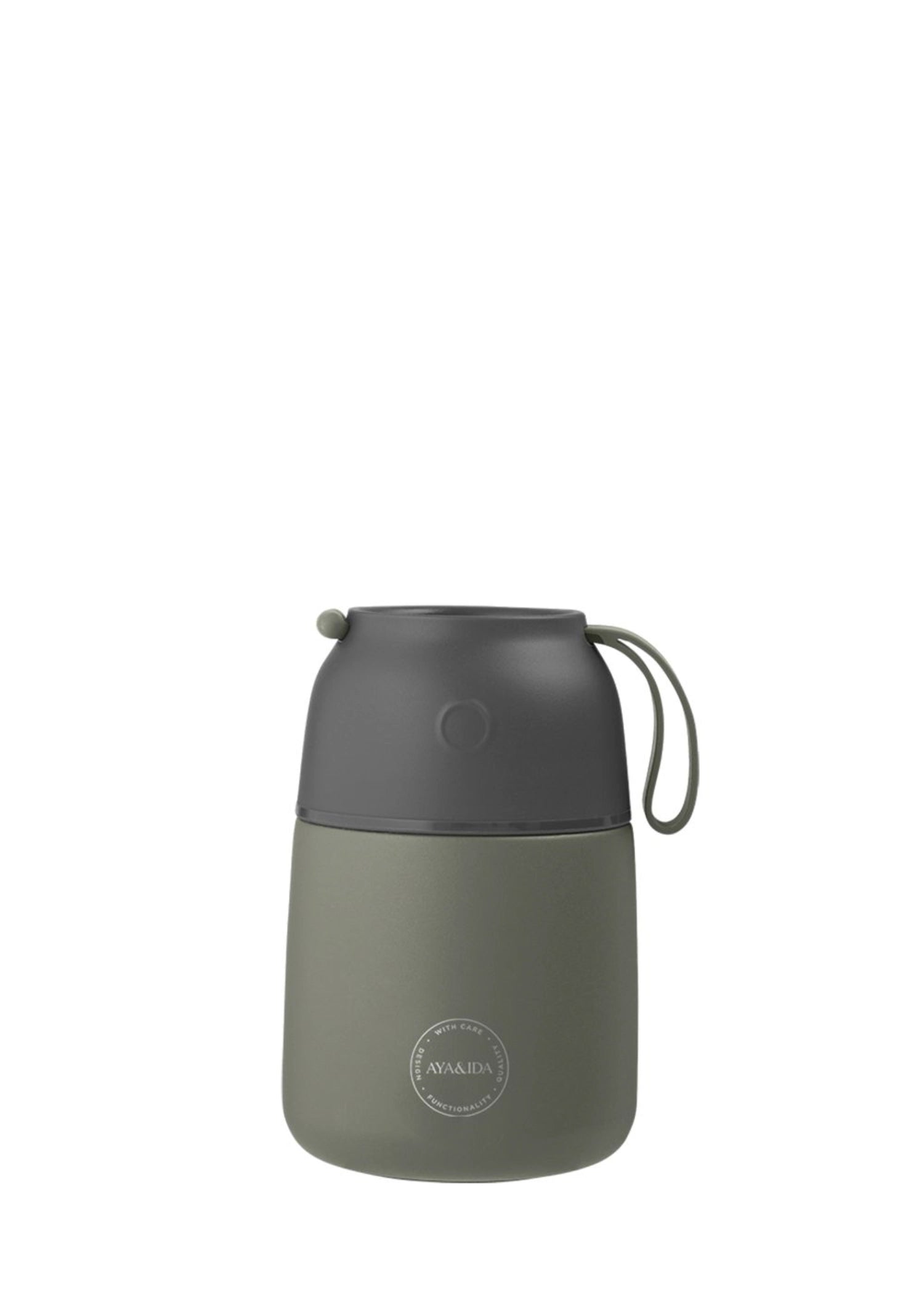 Food'ie Lunch Box 500ml Tropical Green in Grün präsentiert im Onlineshop von KAQTU Design AG. Snackbox ist von AYA&IDA