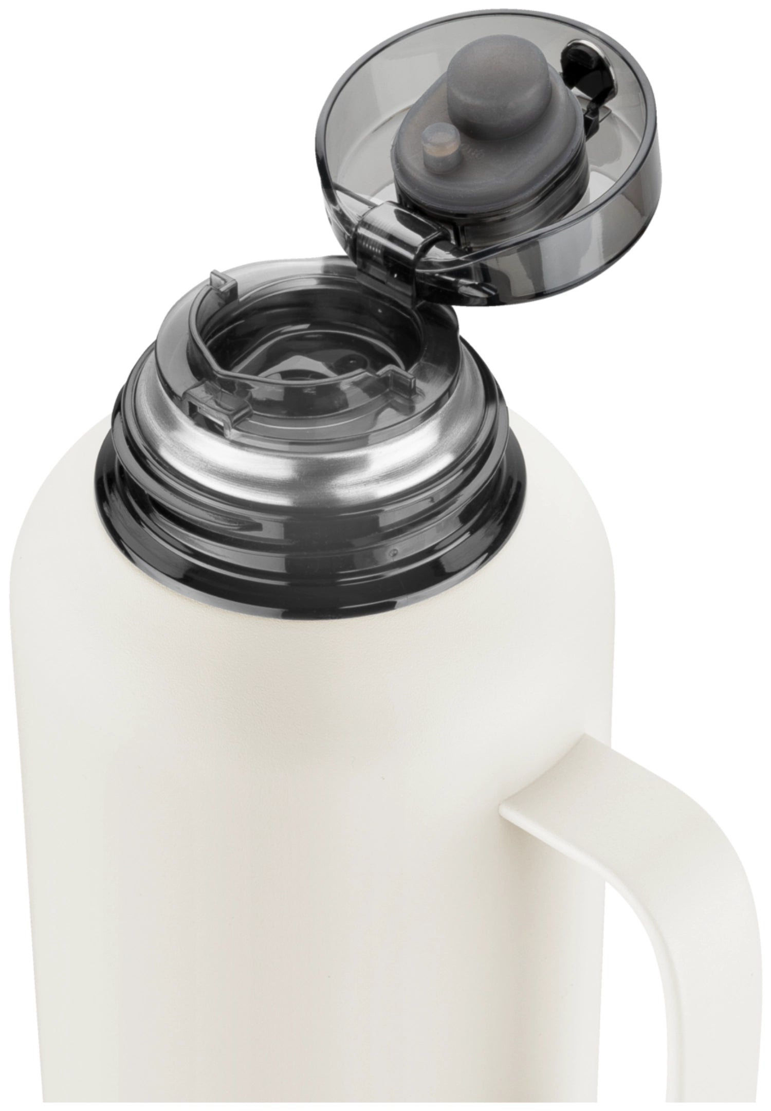 Stilvolle Thermokanne in sanftem Creme, 1,2 l, von Zwilling – perfekt für die Aufbewahrung von heißen und kalten Getränken.
