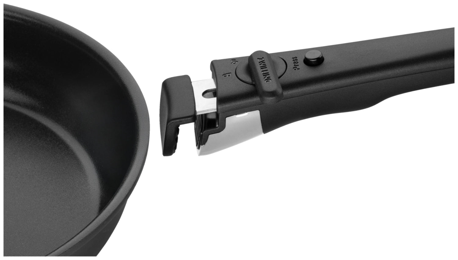 3tlg. Unlock Bratpfannenset 24+28cm + Griff in Schwarz präsentiert im Onlineshop von KAQTU Design AG. Bratpfanne ist von Zwilling