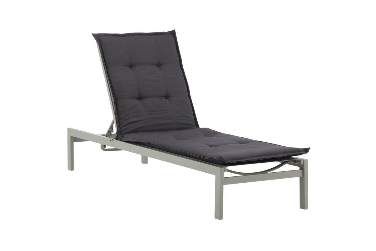 Kissen für Sonnenliege in Dunkelgrau präsentiert im Onlineshop von KAQTU Design AG. Outdoor-Accessoire ist von Venture Home