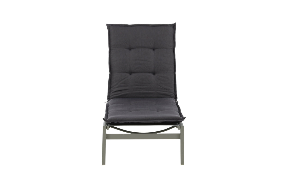 Kissen für Sonnenliege in Dunkelgrau präsentiert im Onlineshop von KAQTU Design AG. Outdoor-Accessoire ist von Venture Home