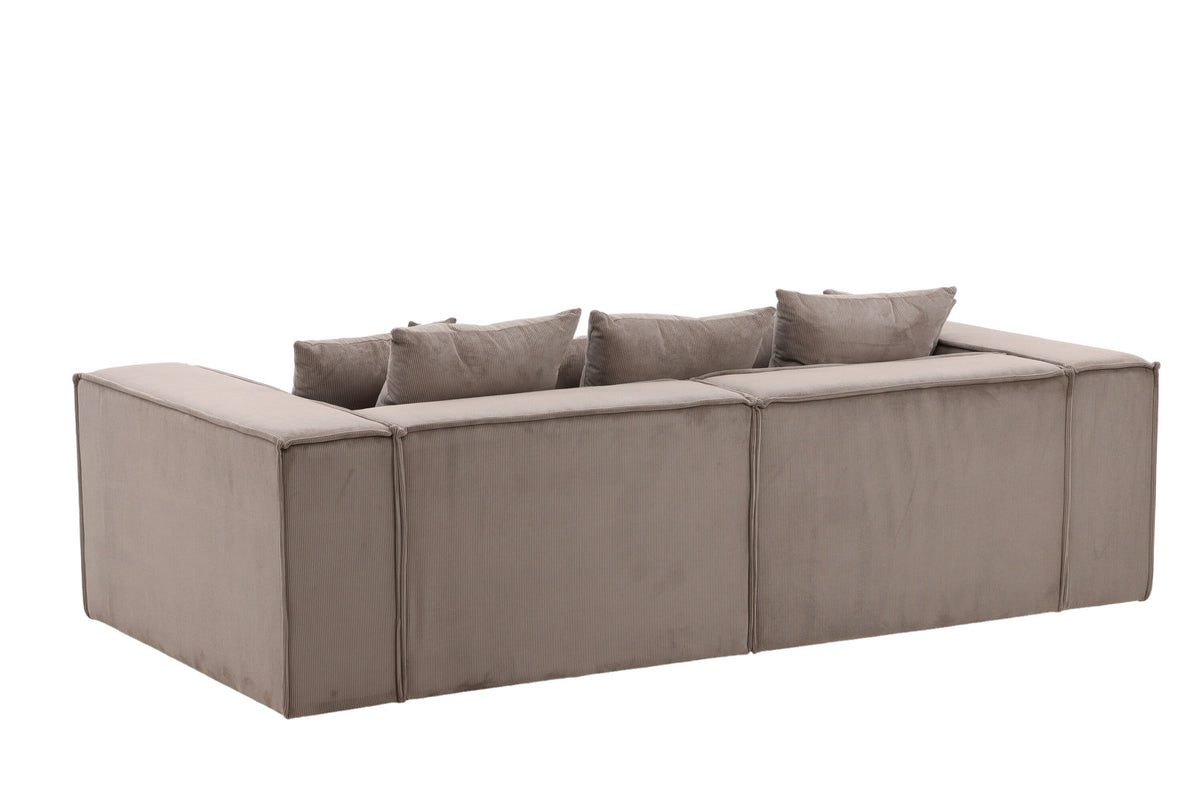 Gillholmen Sofa in Braun präsentiert im Onlineshop von KAQTU Design AG. 3er Sofa ist von Vind