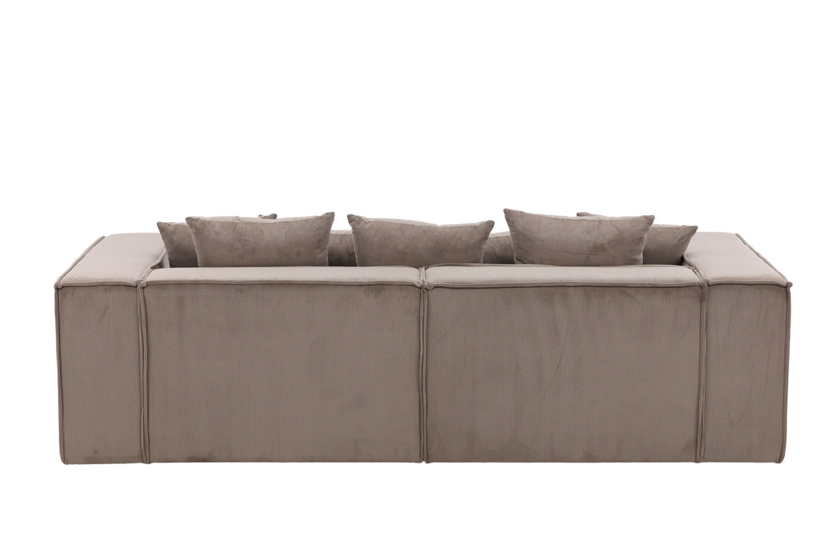 Gillholmen Sofa in Braun präsentiert im Onlineshop von KAQTU Design AG. 3er Sofa ist von Vind