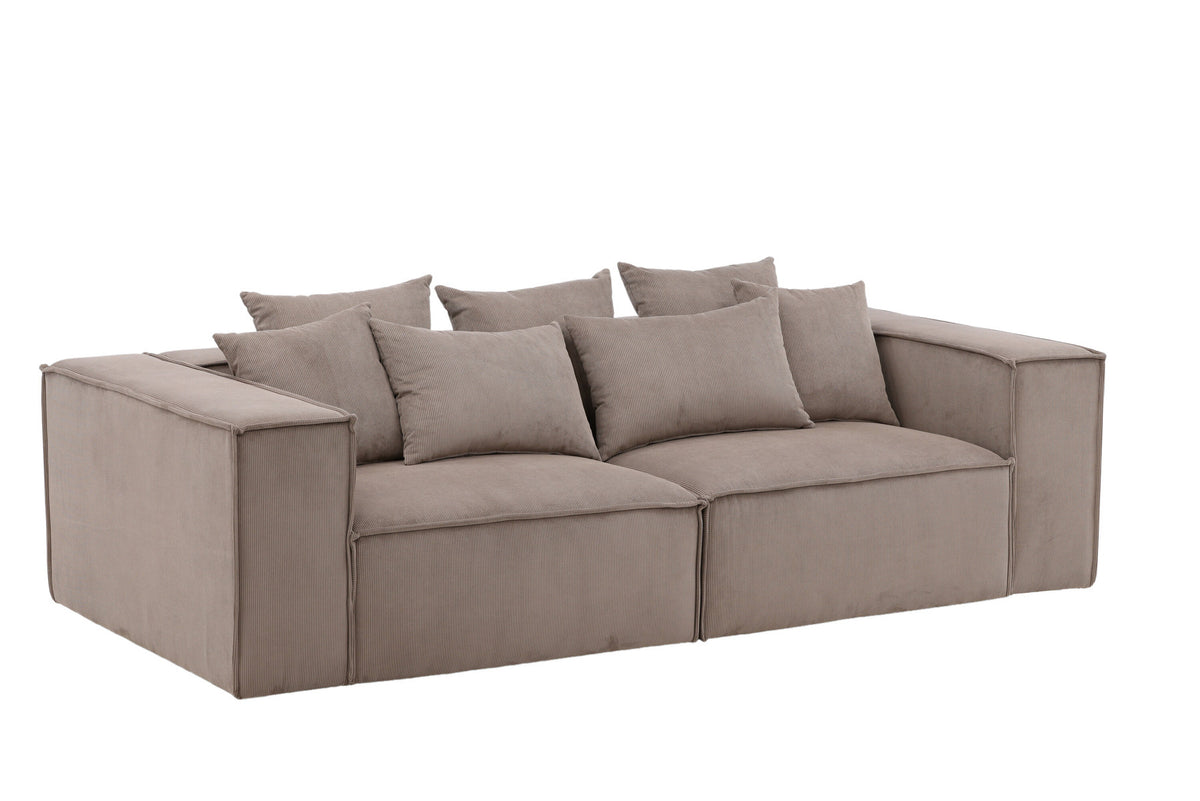 Gillholmen Sofa in Braun präsentiert im Onlineshop von KAQTU Design AG. 3er Sofa ist von Vind