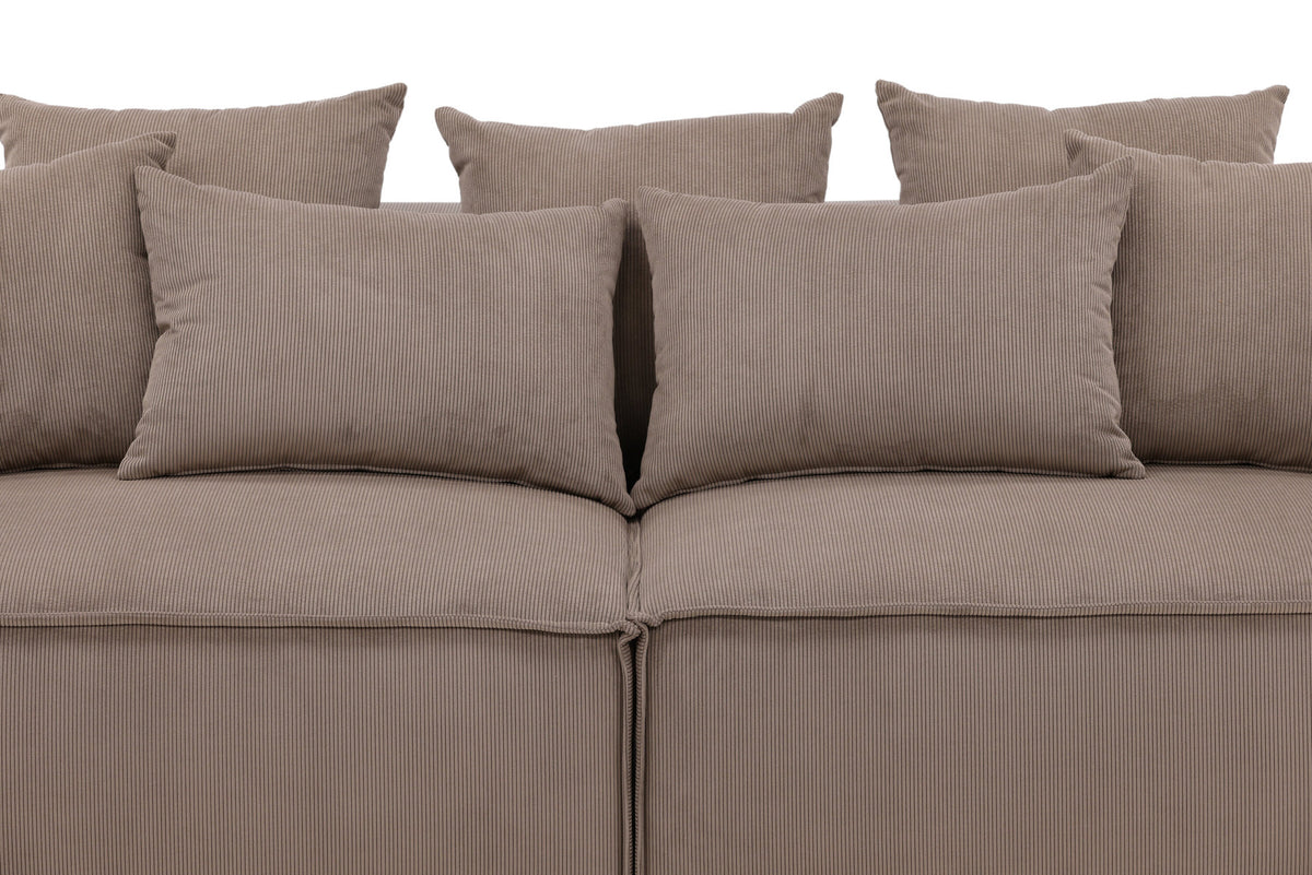Gillholmen Sofa in Braun präsentiert im Onlineshop von KAQTU Design AG. 3er Sofa ist von Vind