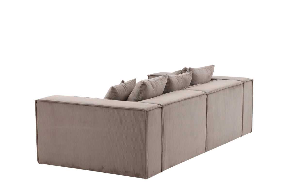 Gillholmen Sofa in Braun präsentiert im Onlineshop von KAQTU Design AG. 3er Sofa ist von Vind