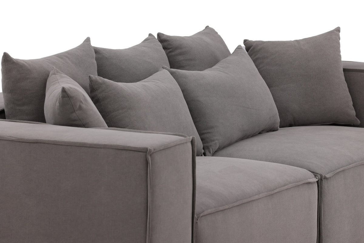 Gillholmen Sofa in Grau präsentiert im Onlineshop von KAQTU Design AG. 3er Sofa ist von Vind