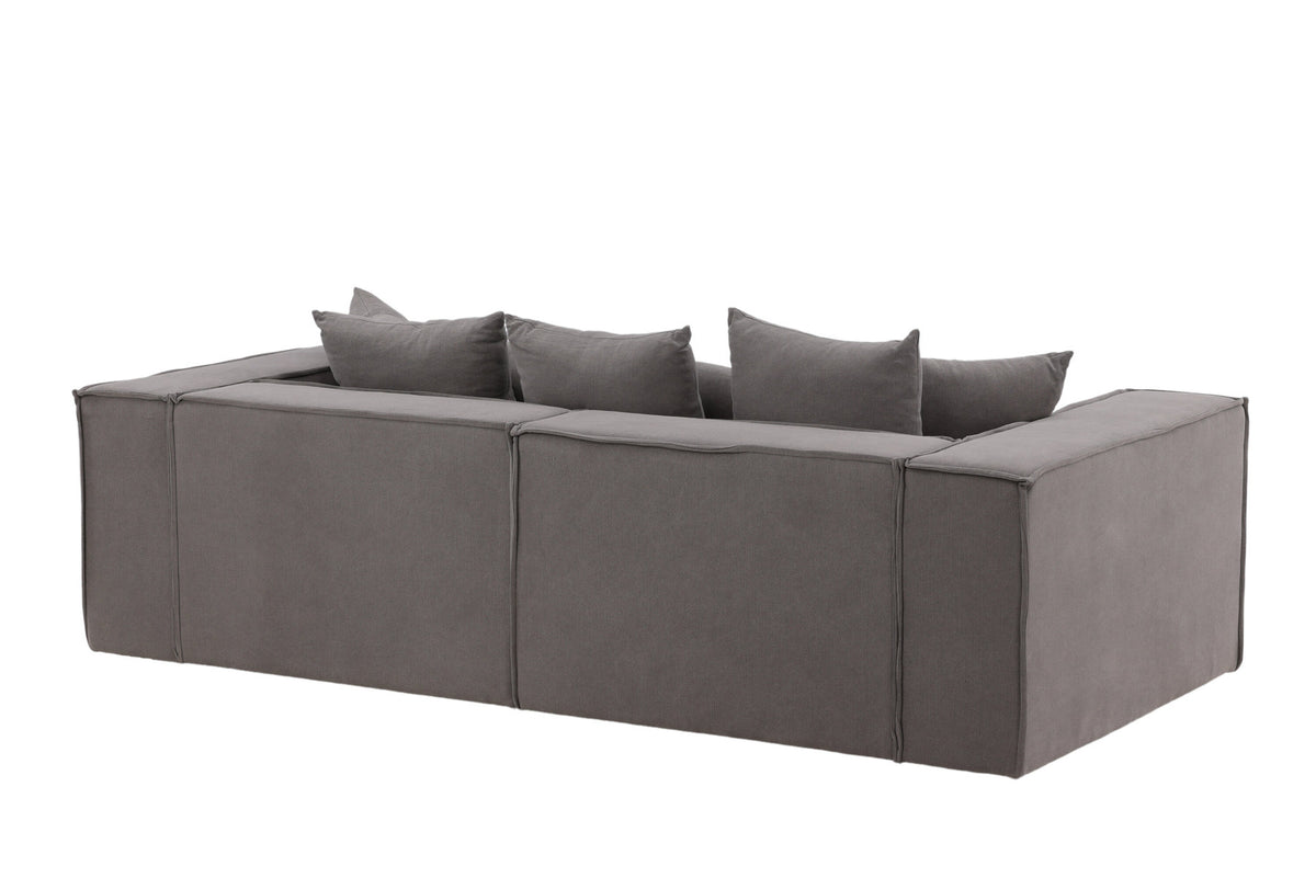 Gillholmen Sofa in Grau präsentiert im Onlineshop von KAQTU Design AG. 3er Sofa ist von Vind