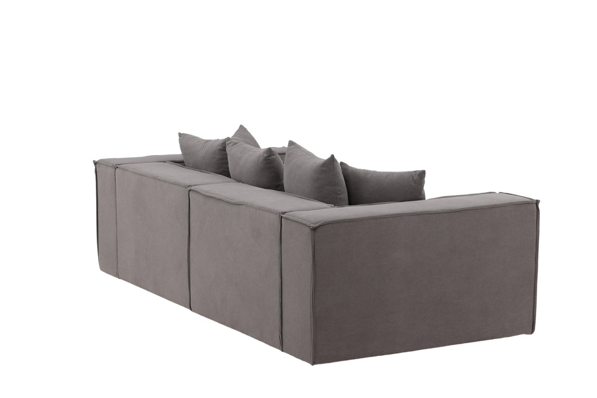 Gillholmen Sofa in Grau präsentiert im Onlineshop von KAQTU Design AG. 3er Sofa ist von Vind