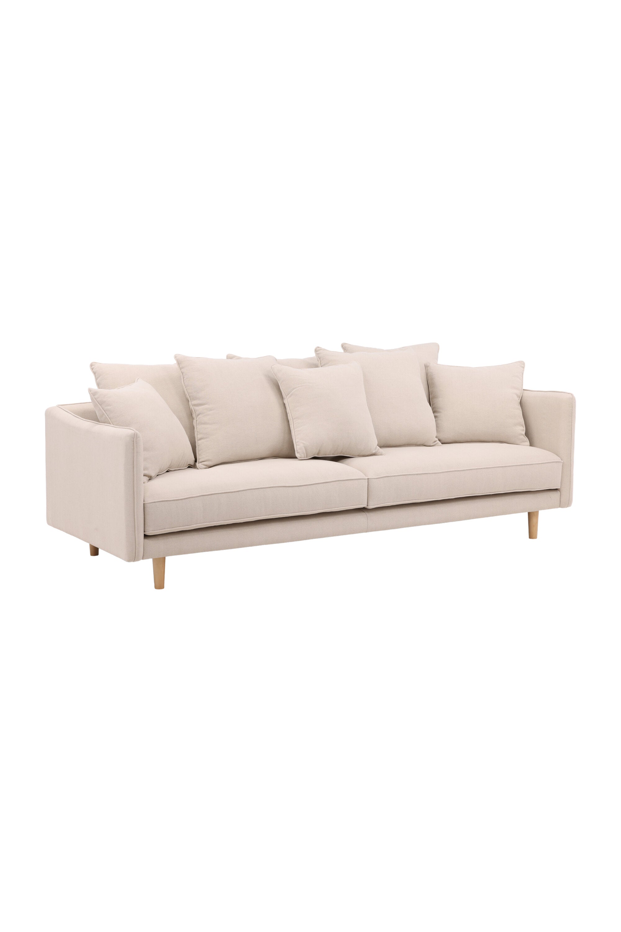 Segelskären Sofa in Beige präsentiert im Onlineshop von KAQTU Design AG. 3er Sofa ist von Vind