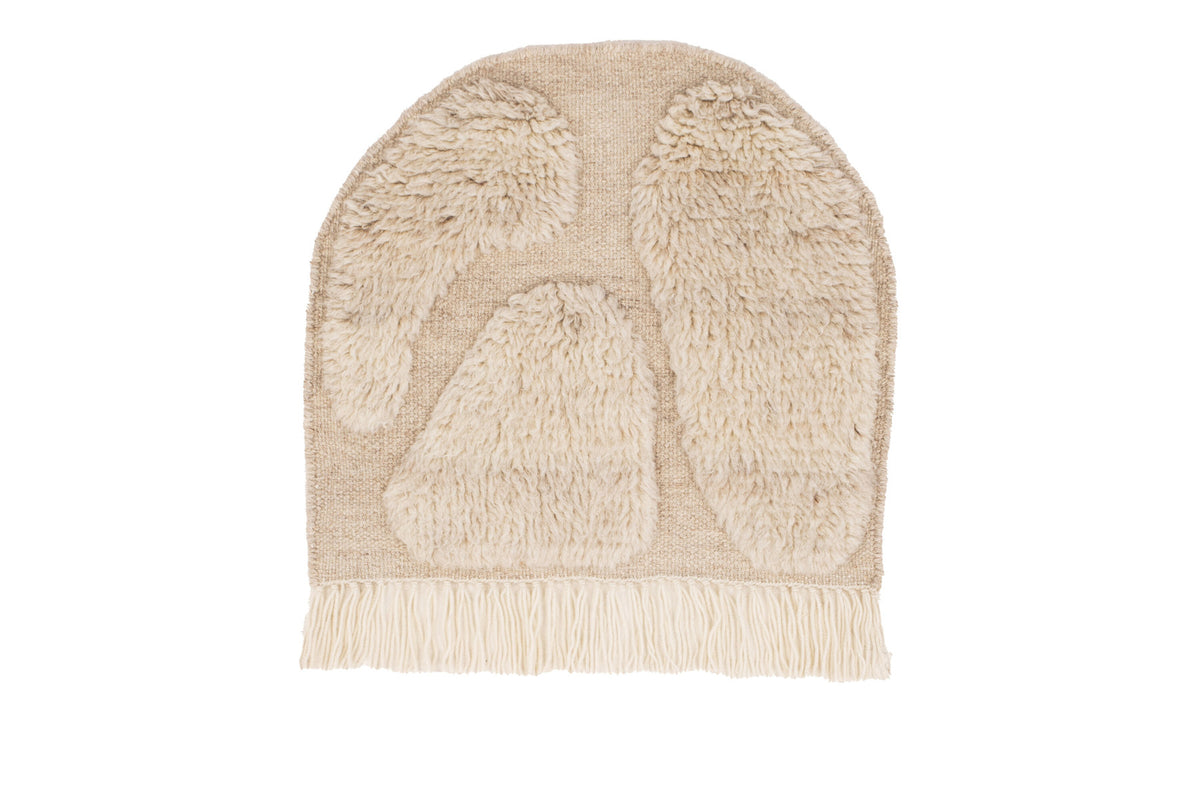 Jakobsö Dekoration in Cremefarben präsentiert im Onlineshop von KAQTU Design AG. Wandteppich ist von Vind