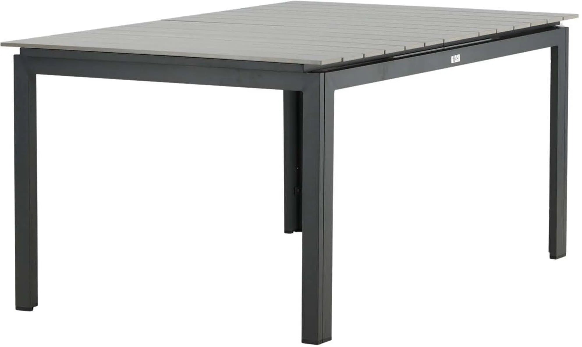 Moderner, ausziehbarer Gartentisch von Venture Home, ideal für stilvolle Außenbereiche, flexibel von 100 bis 150 cm.