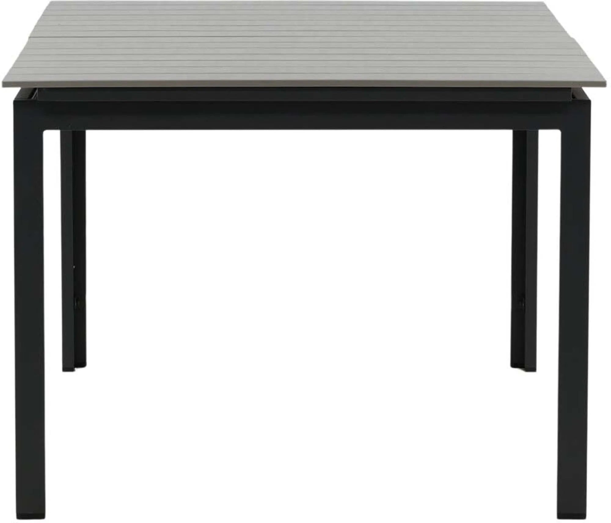 Eleganter, ausziehbarer Gartentisch von Venture Home, perfekt für moderne Außenbereiche, anpassbar von 100 bis 150 cm.