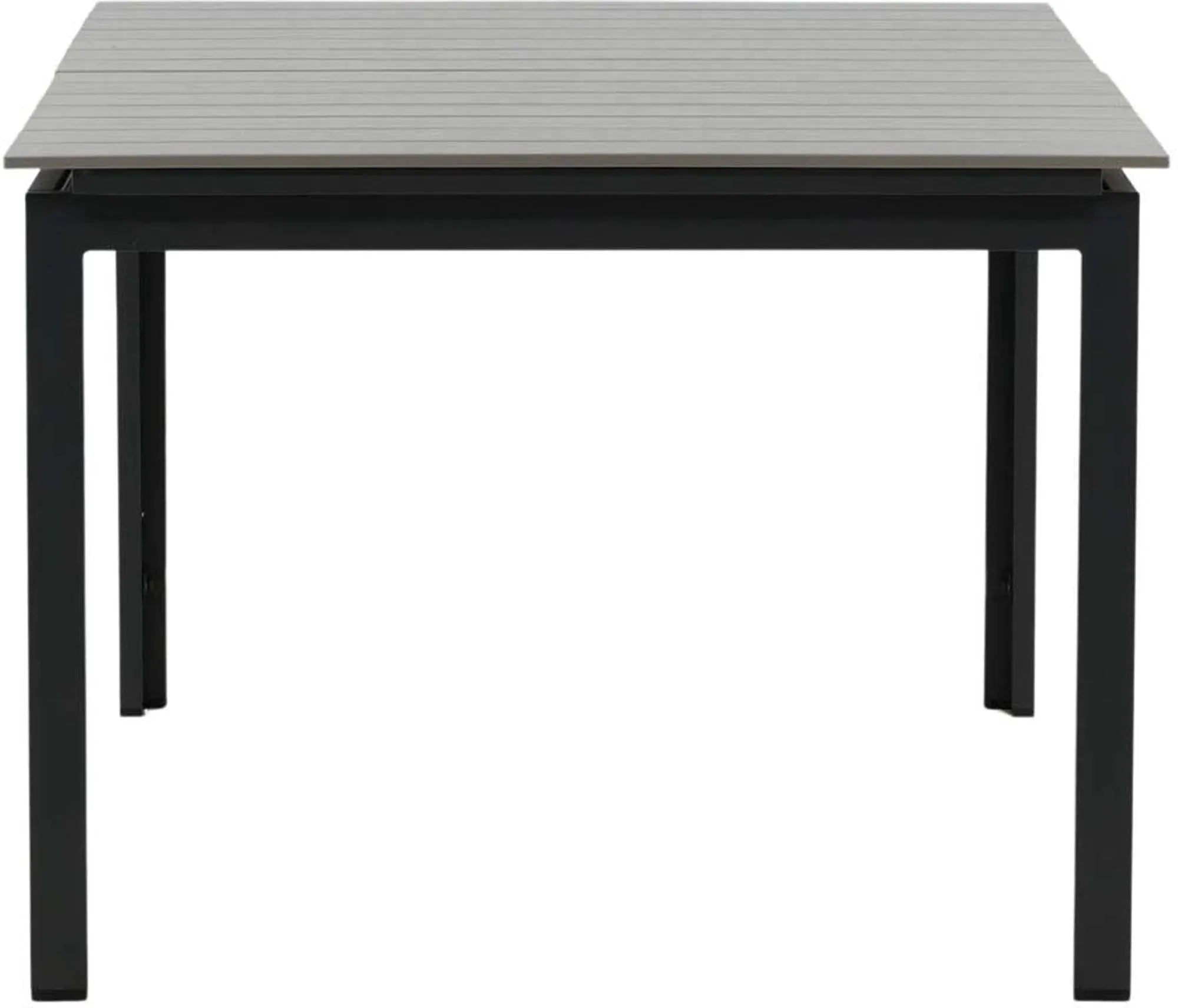 Eleganter, ausziehbarer Gartentisch von Venture Home, perfekt für moderne Außenbereiche, anpassbar von 100 bis 150 cm.