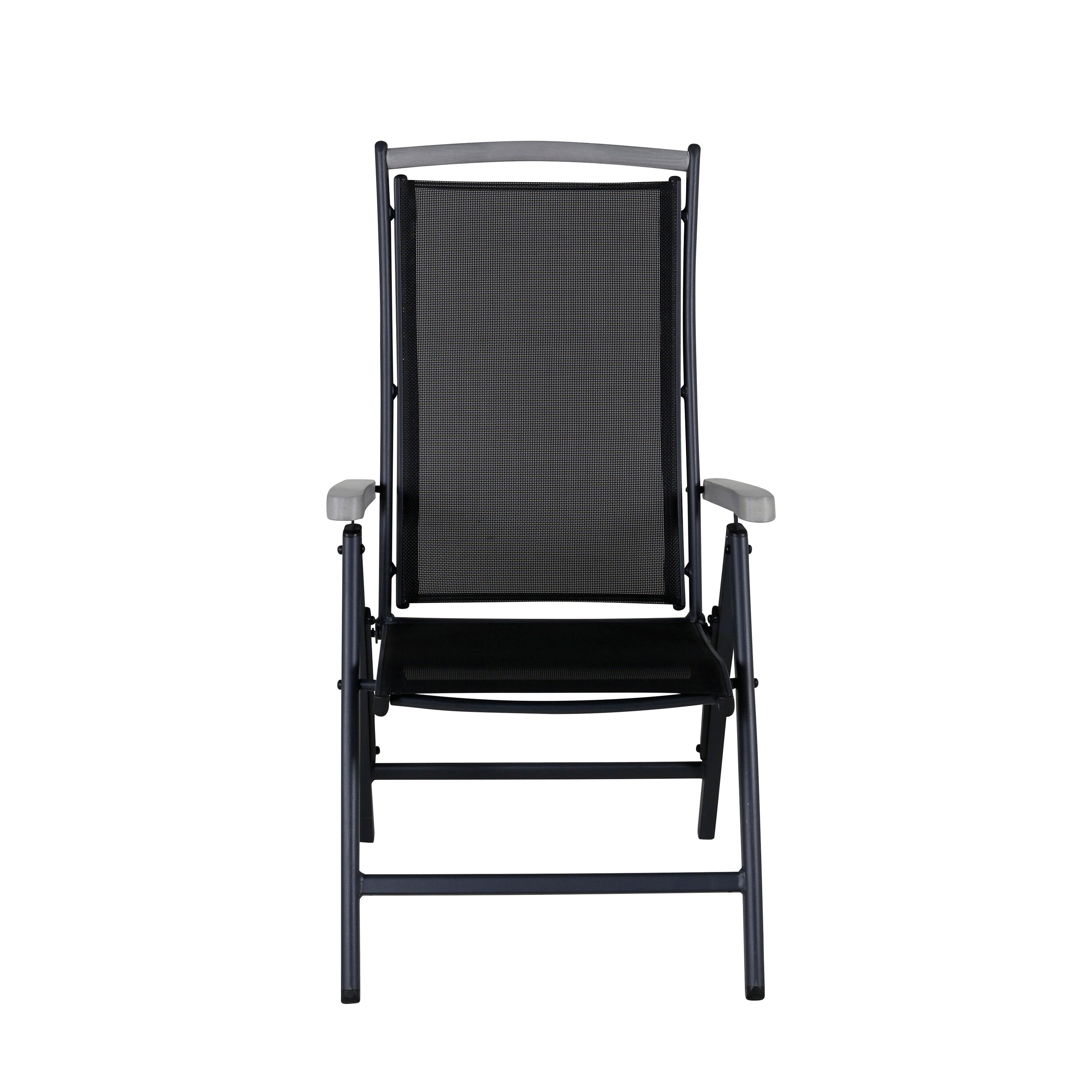 Albany Stuhl in Schwarz präsentiert im Onlineshop von KAQTU Design AG. Gartenstuhl mit Armlehnen ist von Venture Home