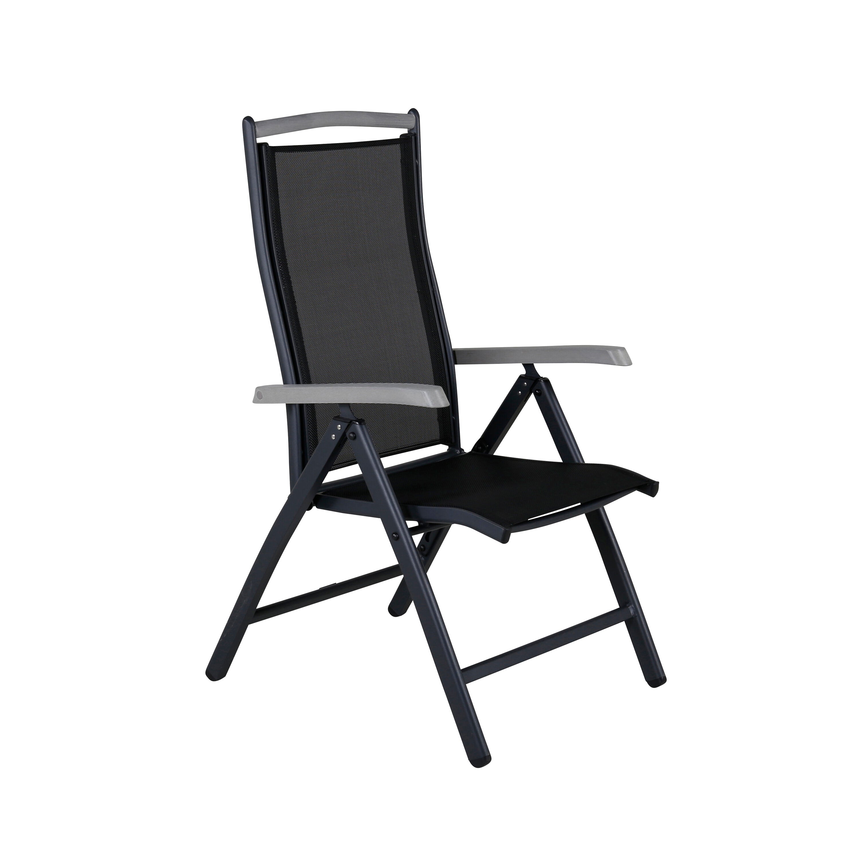 Albany Stuhl in Schwarz präsentiert im Onlineshop von KAQTU Design AG. Gartenstuhl mit Armlehnen ist von Venture Home