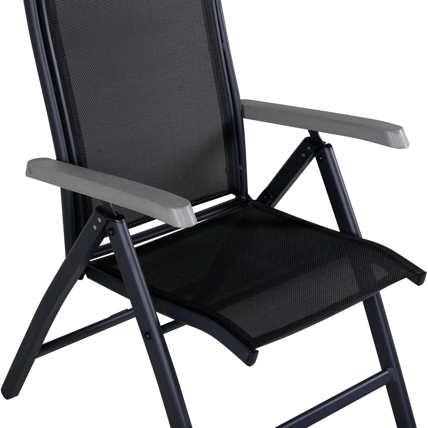 Albany Stuhl in Schwarz präsentiert im Onlineshop von KAQTU Design AG. Gartenstuhl mit Armlehnen ist von Venture Home