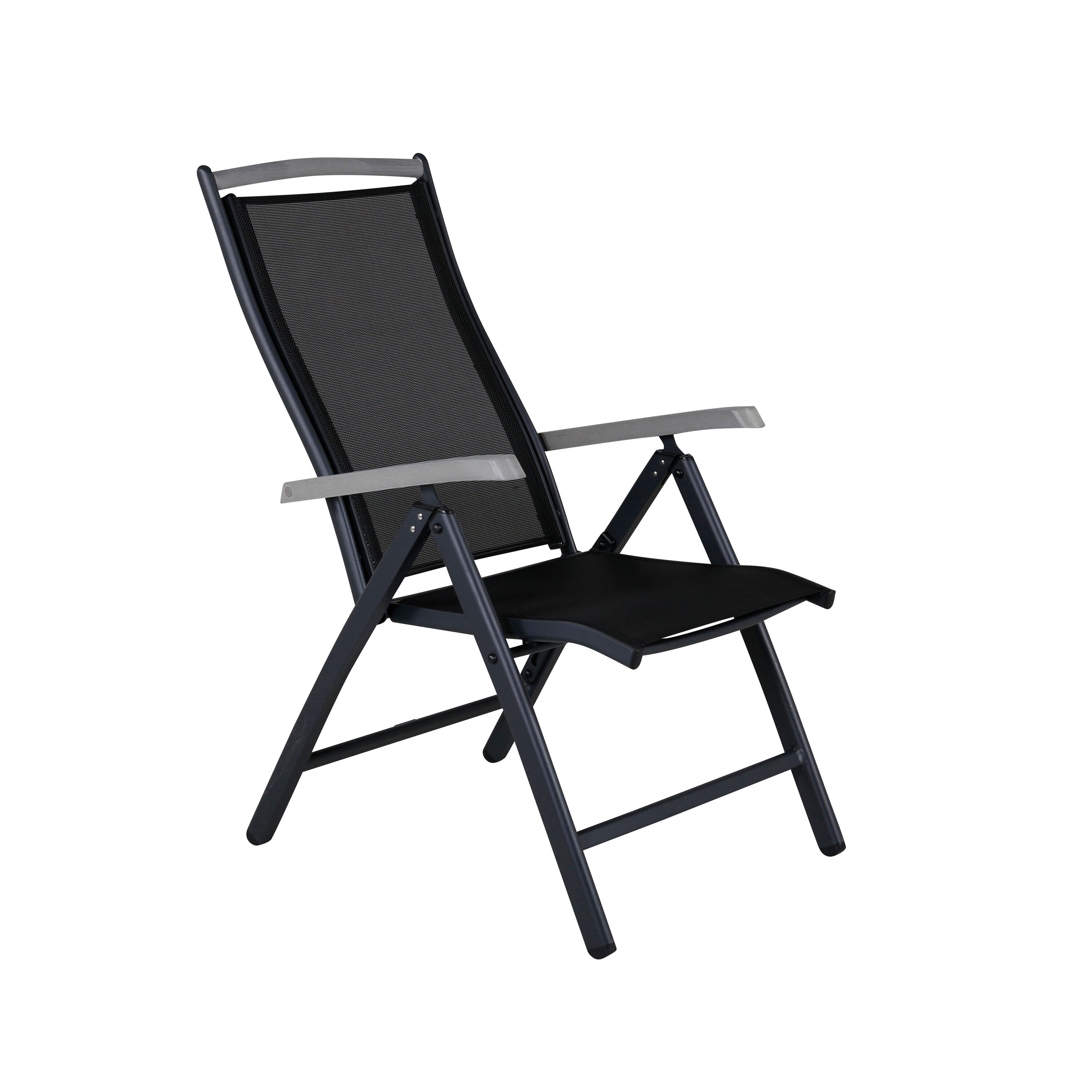 Albany Stuhl in Schwarz präsentiert im Onlineshop von KAQTU Design AG. Gartenstuhl mit Armlehnen ist von Venture Home