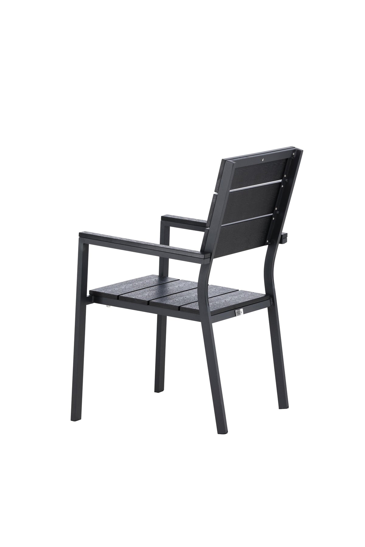 Levels Gartenstuhl in Schwarz präsentiert im Onlineshop von KAQTU Design AG. Gartenstuhl mit Armlehnen ist von Venture Home