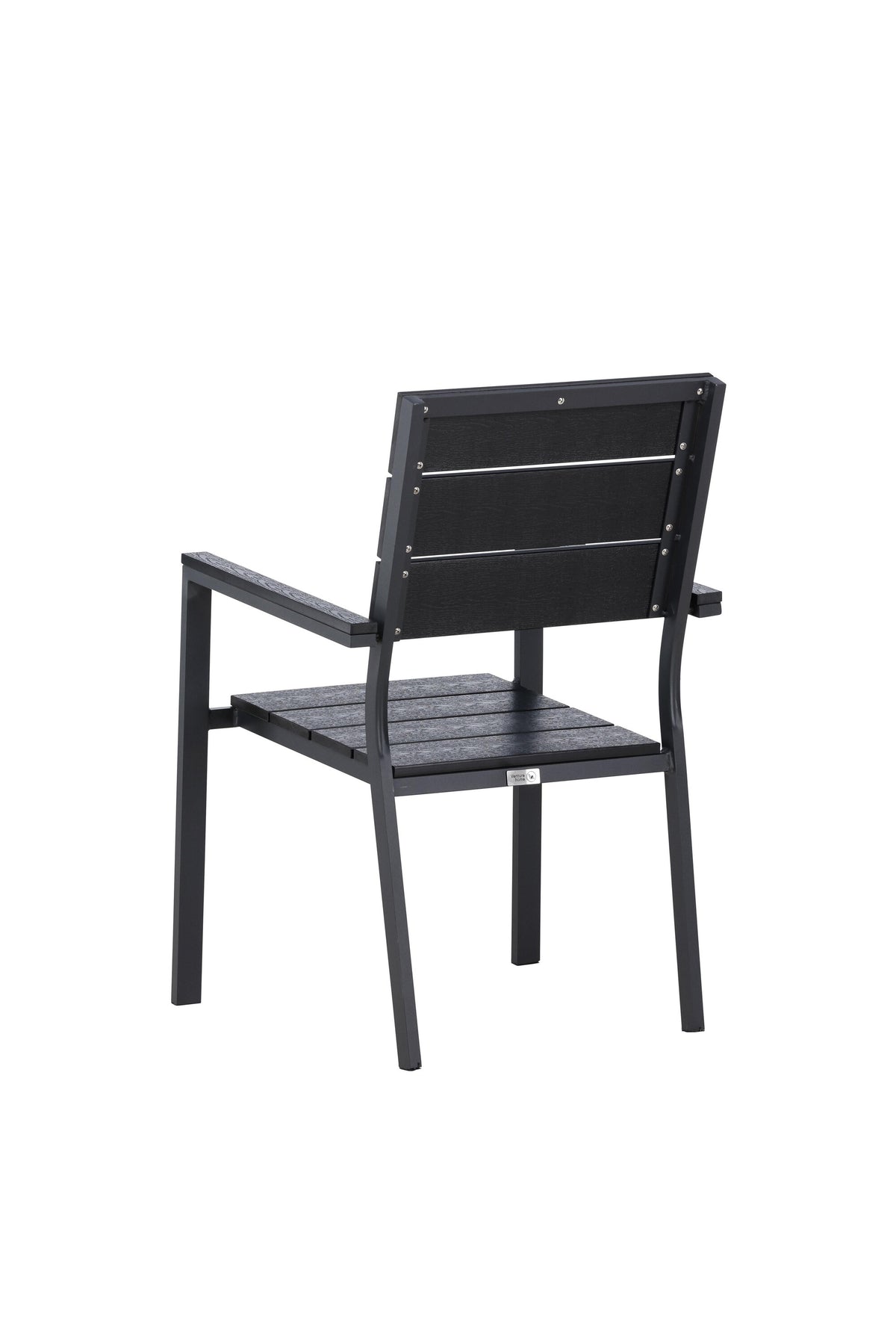 Levels Gartenstuhl in Schwarz präsentiert im Onlineshop von KAQTU Design AG. Gartenstuhl mit Armlehnen ist von Venture Home