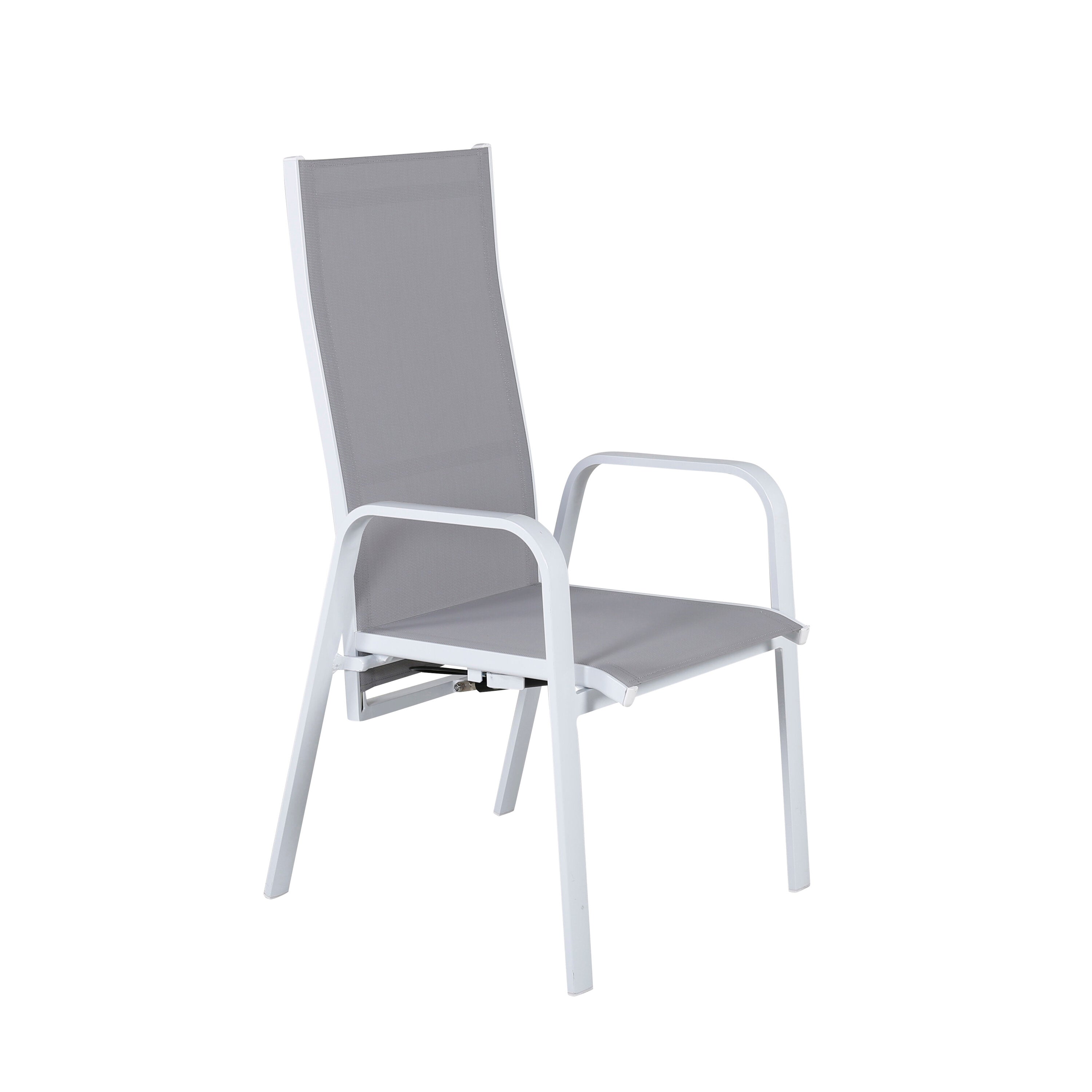 Copacabana Stuhl in Grau präsentiert im Onlineshop von KAQTU Design AG. Gartenstuhl mit Armlehnen ist von Venture Home