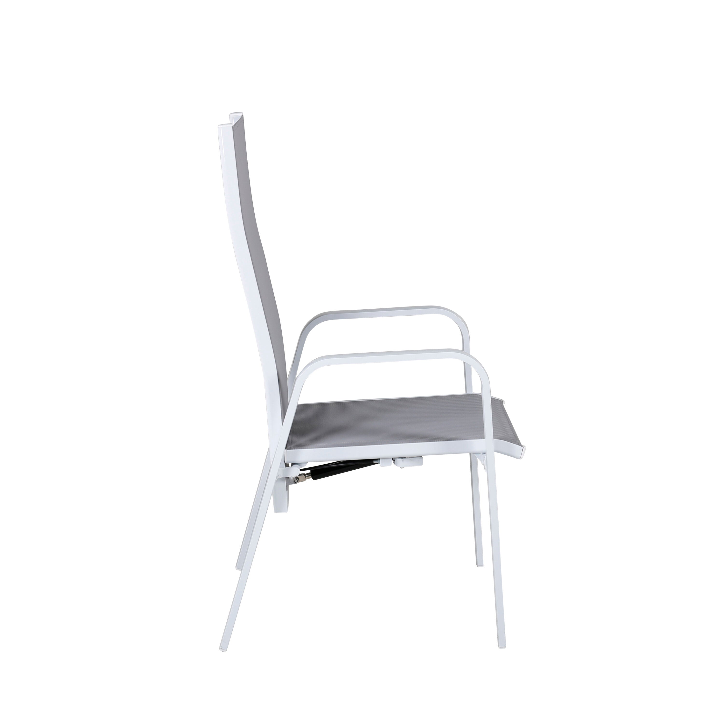 Copacabana Stuhl in Grau präsentiert im Onlineshop von KAQTU Design AG. Gartenstuhl mit Armlehnen ist von Venture Home
