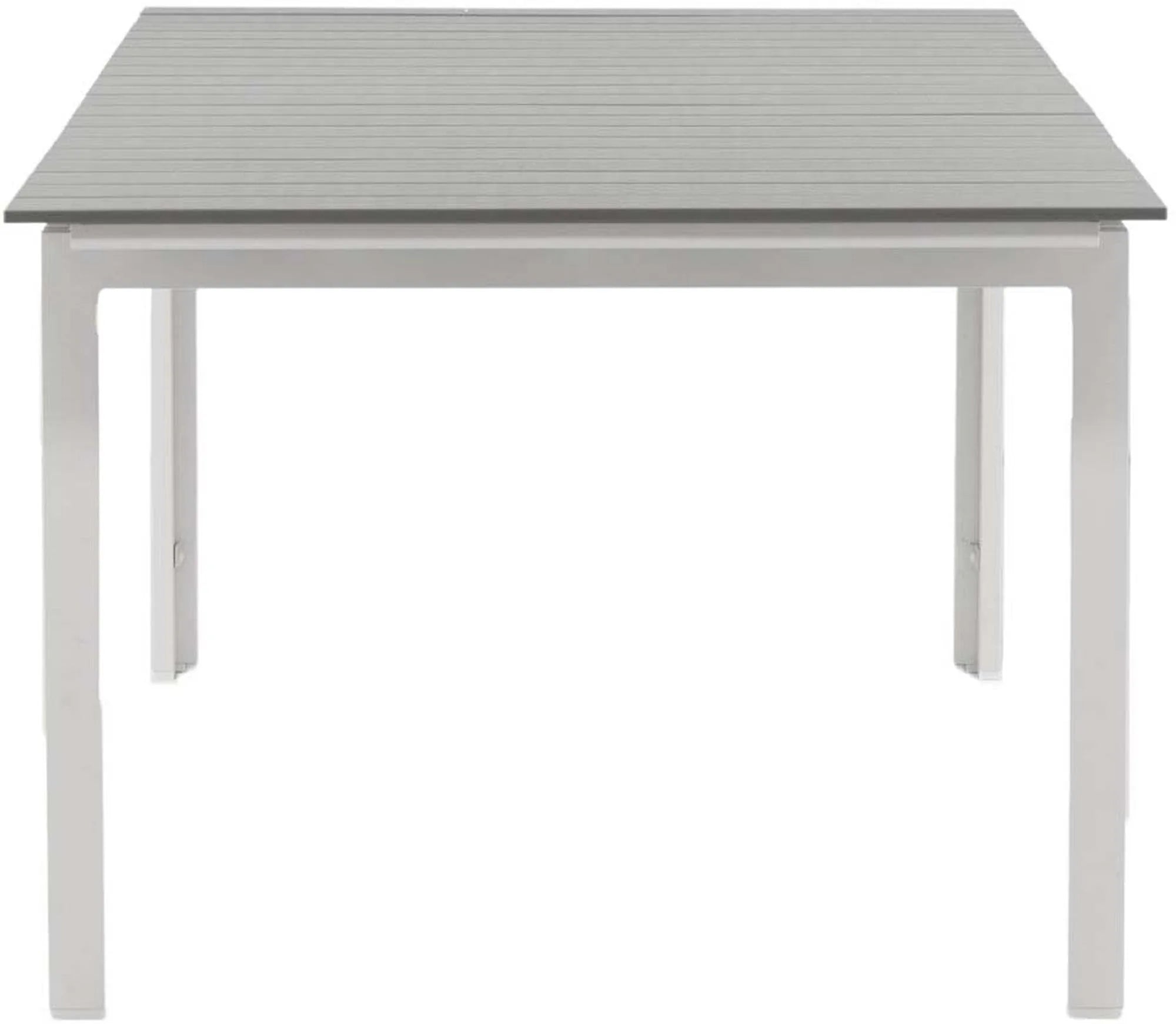 Eleganter, ausziehbarer Gartentisch von Venture Home, perfekt für moderne Außenbereiche, anpassbar von 100 bis 150 cm.