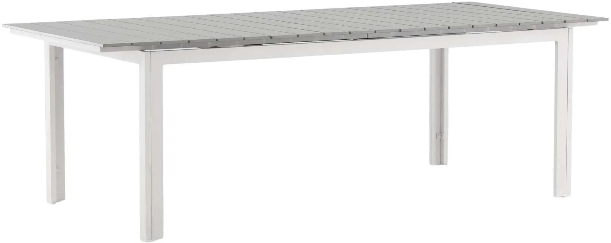 Moderner, ausziehbarer Gartentisch von Venture Home, ideal für stilvolle Außenbereiche, flexibel von 100 bis 150 cm.