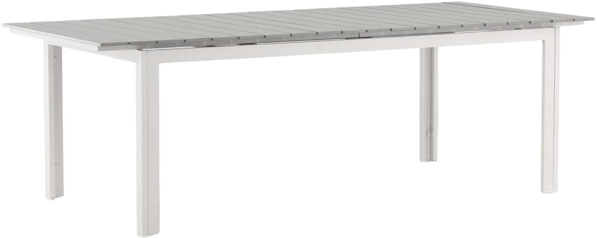 Moderner, ausziehbarer Gartentisch von Venture Home, ideal für stilvolle Außenbereiche, flexibel von 100 bis 150 cm.