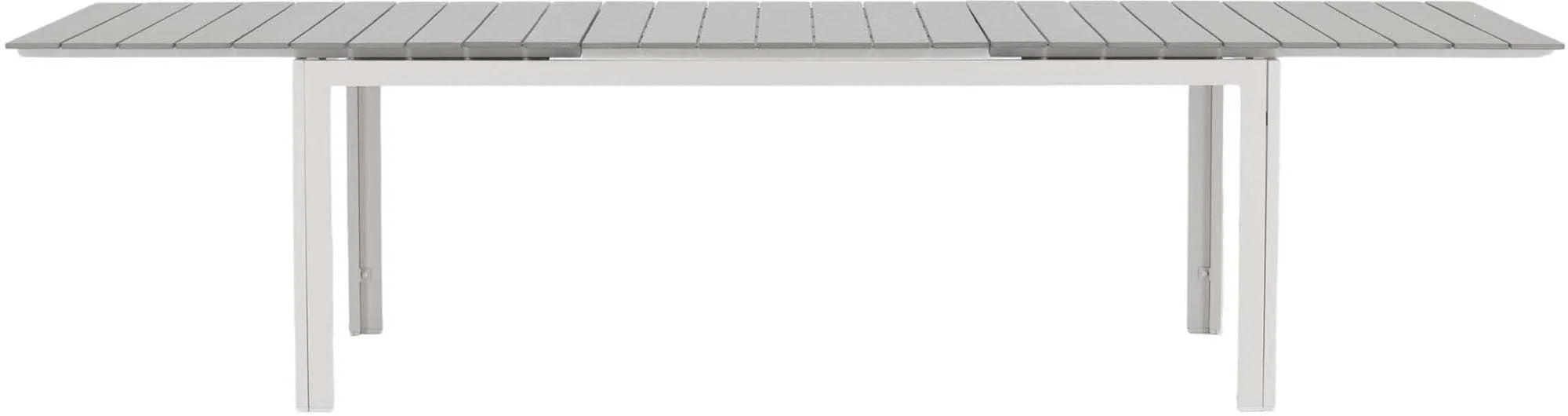 Moderner, ausziehbarer Gartentisch von Venture Home, ideal für stilvolle Außenbereiche, flexibel von 100 bis 150 cm.